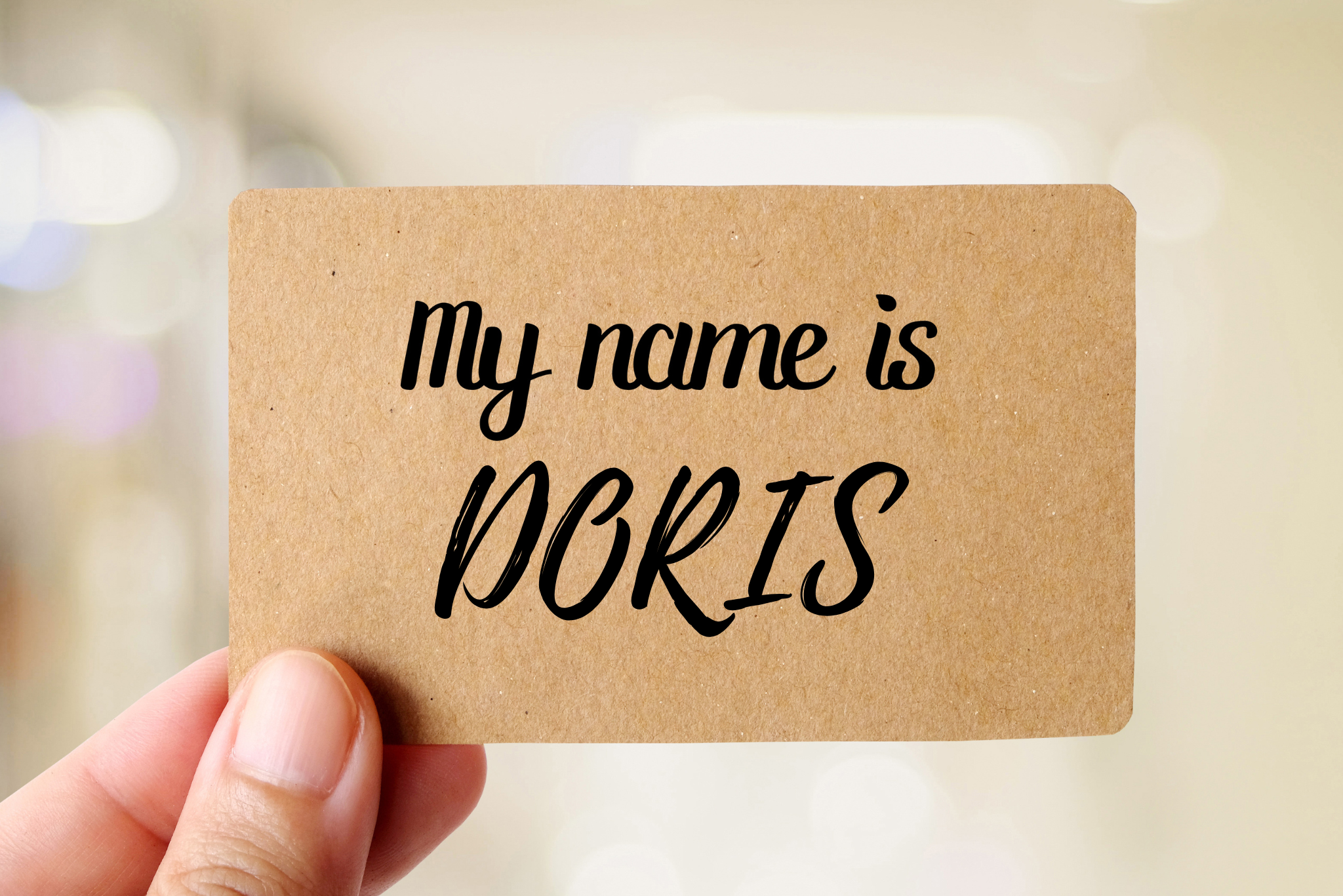 Call it Doris if you like
