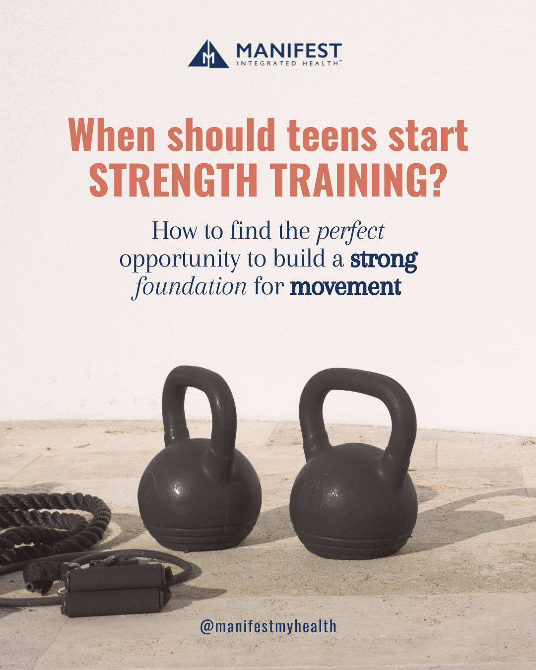 Help teens build a strong foundation for strength training