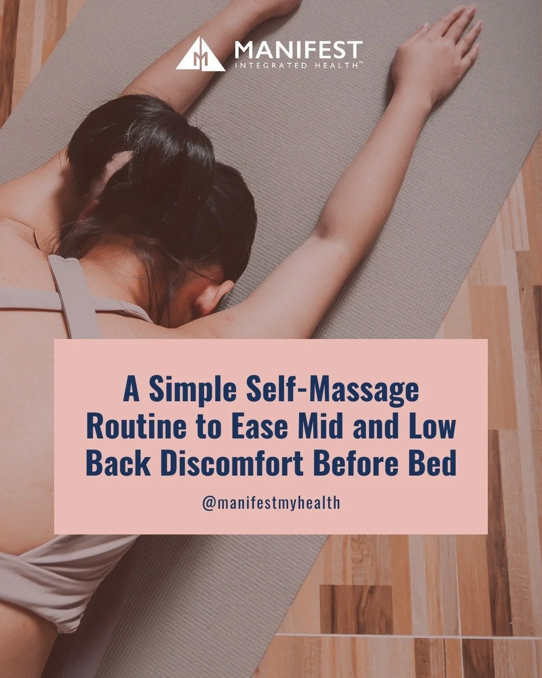 For many people, tension in the mid or lower back builds up throughout the day, especially if you spend long hours sitting or standing.

Fortunately, a short self-massage routine using a tennis or lacrosse ball can help relieve discomfort, release ti