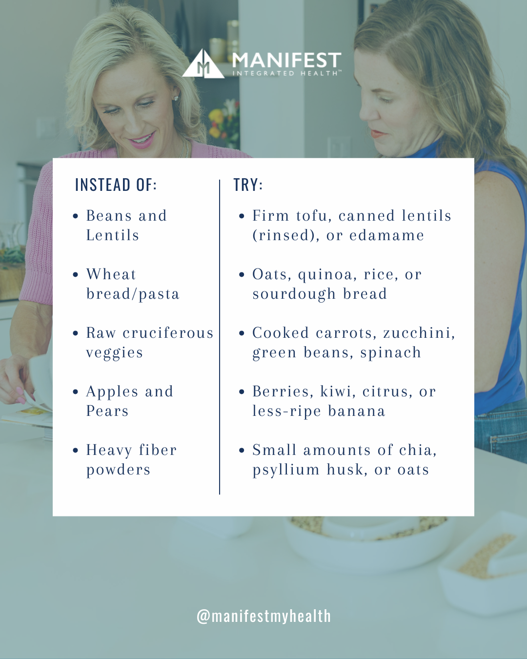 Gentle fiber swaps to try