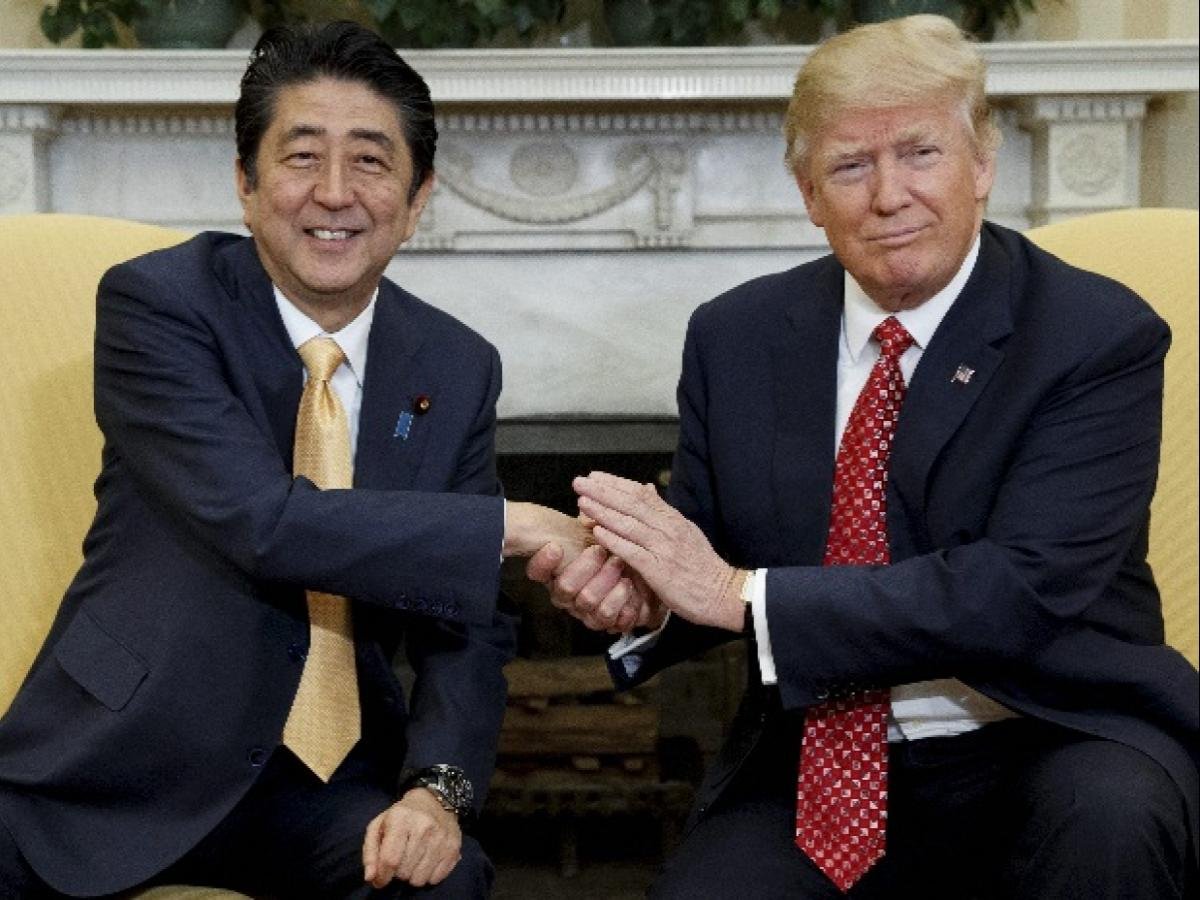 Shaking hands like The Donald?