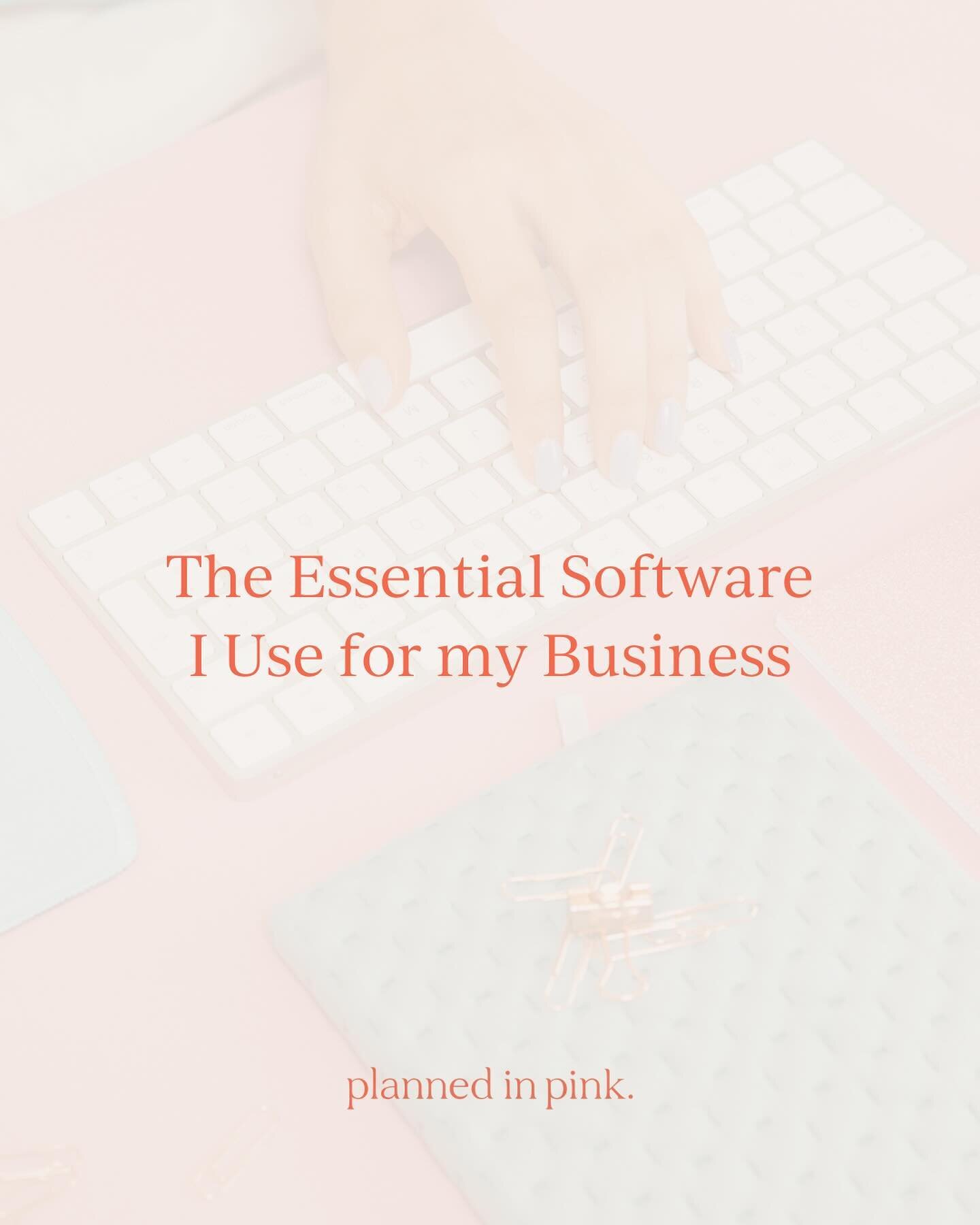 Since starting my business over 3 years ago I&rsquo;ve tried a lot of different softwares. Some because I read somewhere on the internet that I &lsquo;needed&rsquo; it. And while some of them helped in some way, not all of them were necessary. ⁠
⁠
So