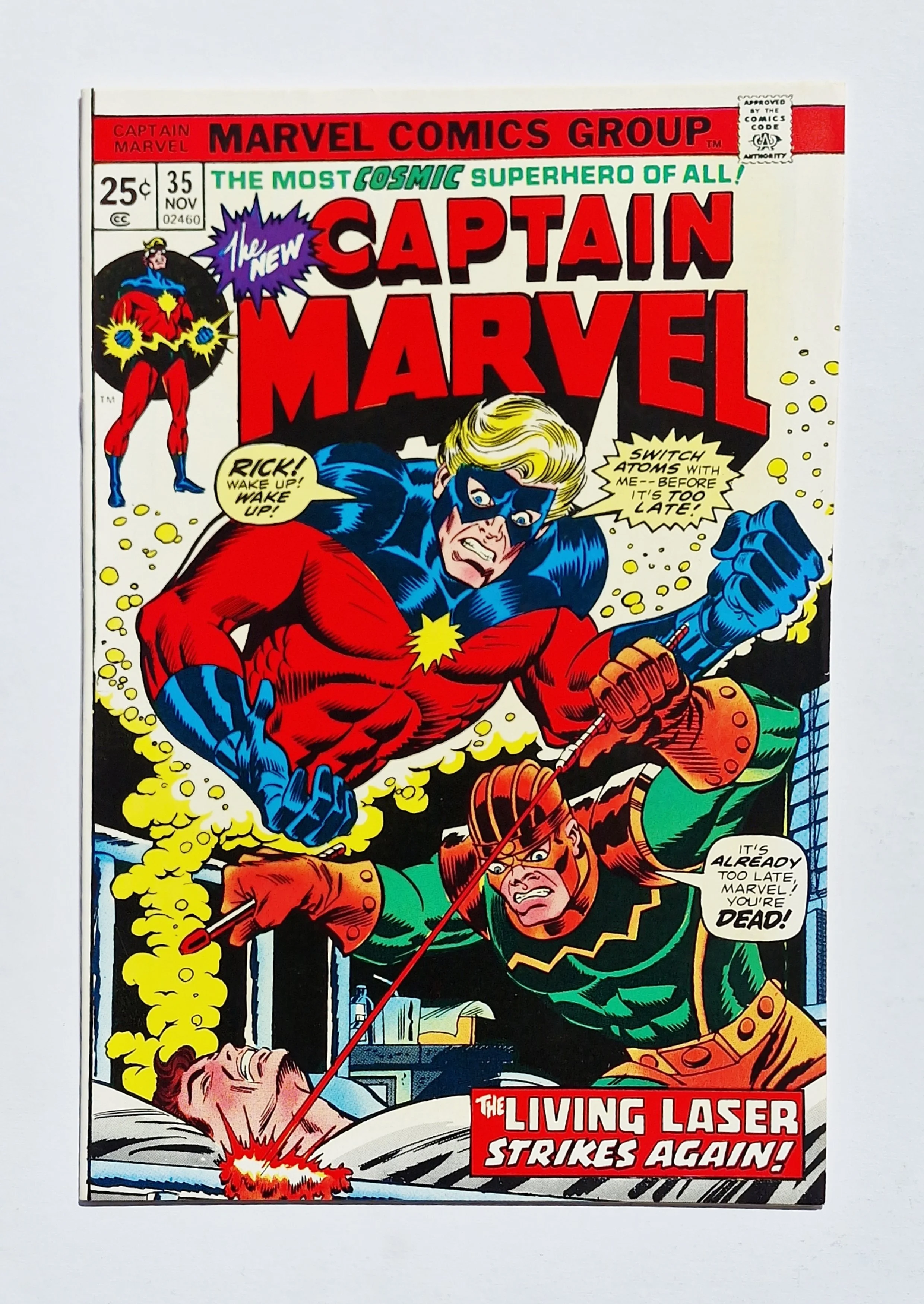 Captain Marvel - 35  Nov.  1974