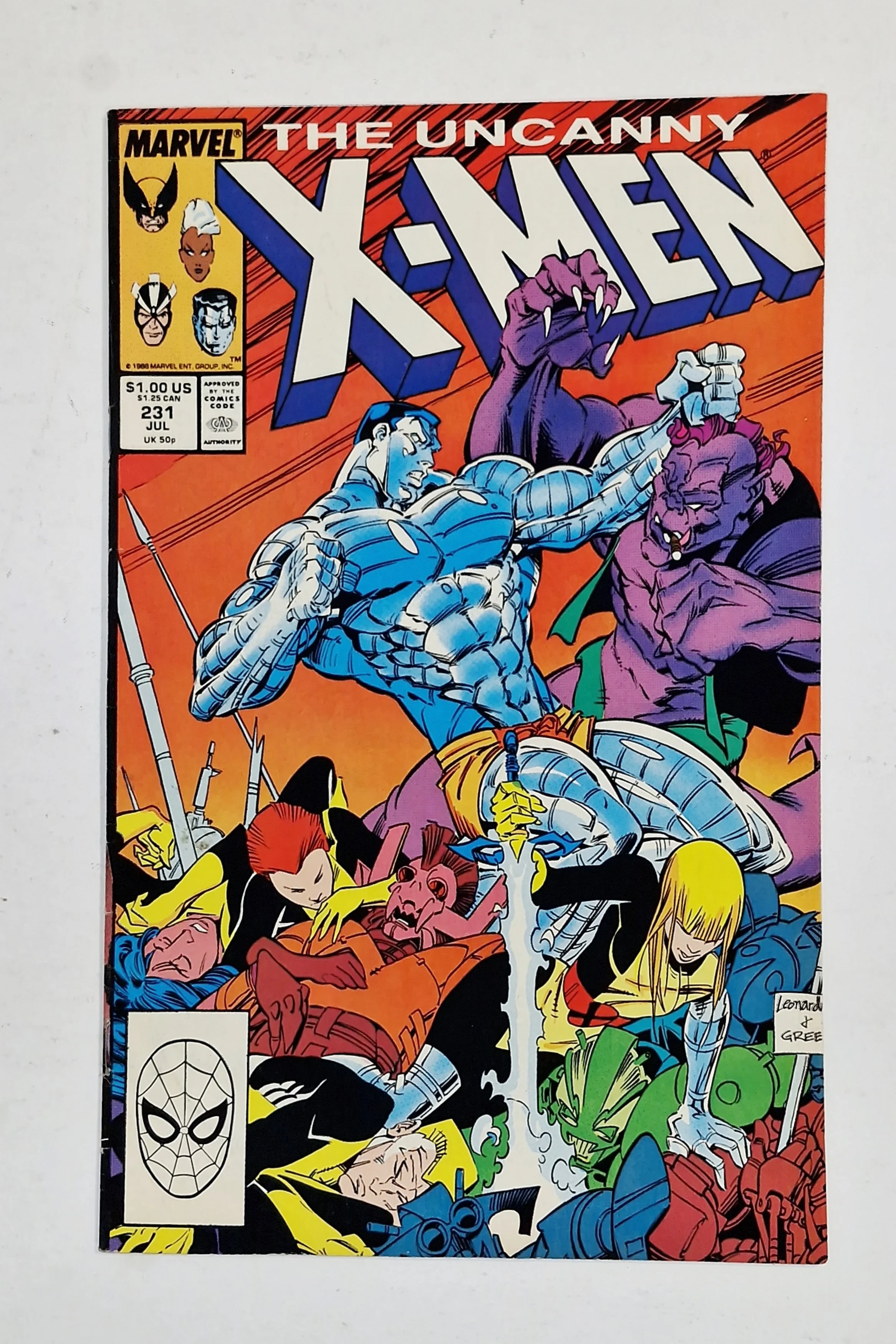 The Uncanny X-Men - 231  July  1988