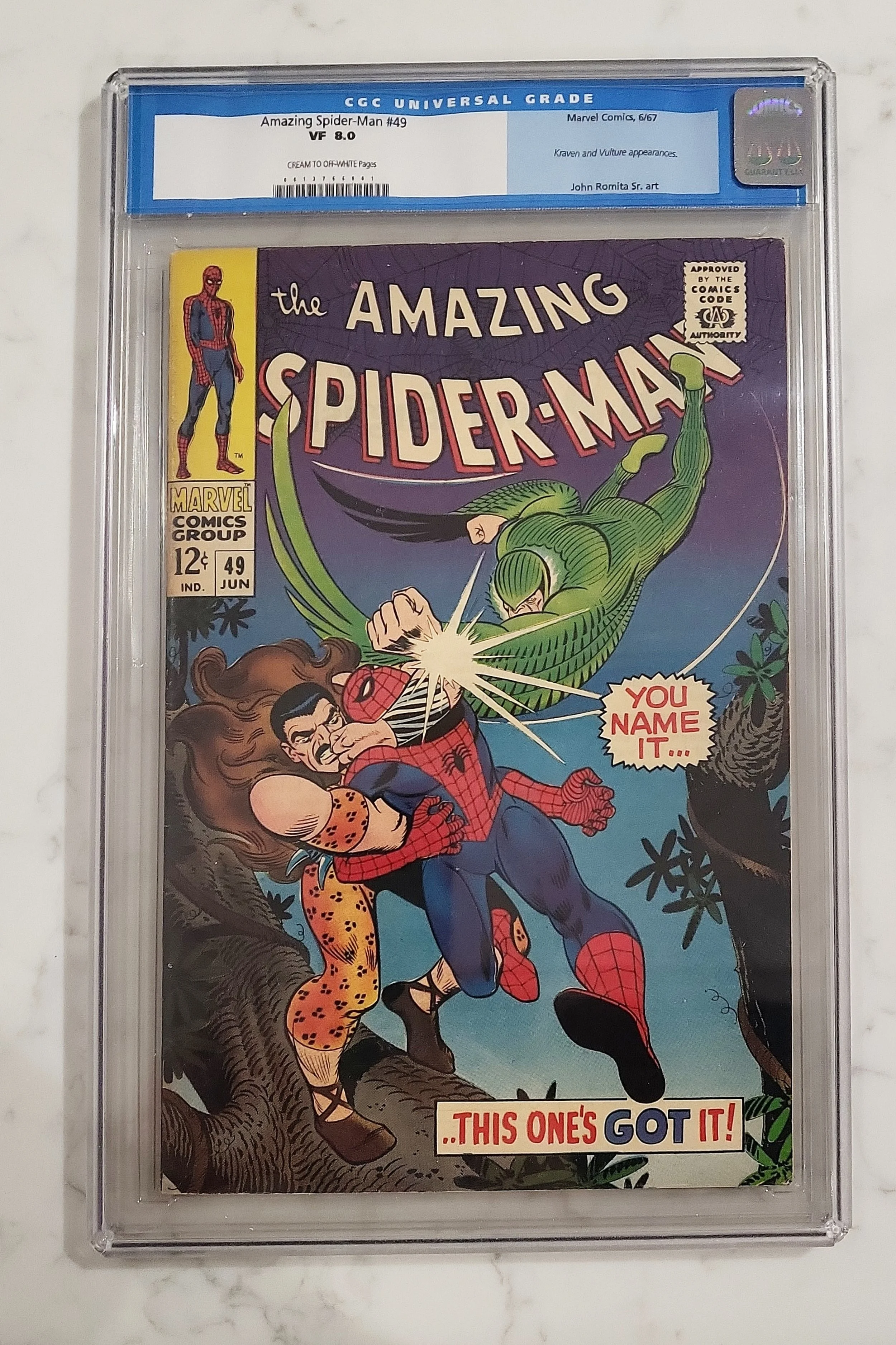 The Amazing Spider-Man (CGC 8.0) - 49  June  1967