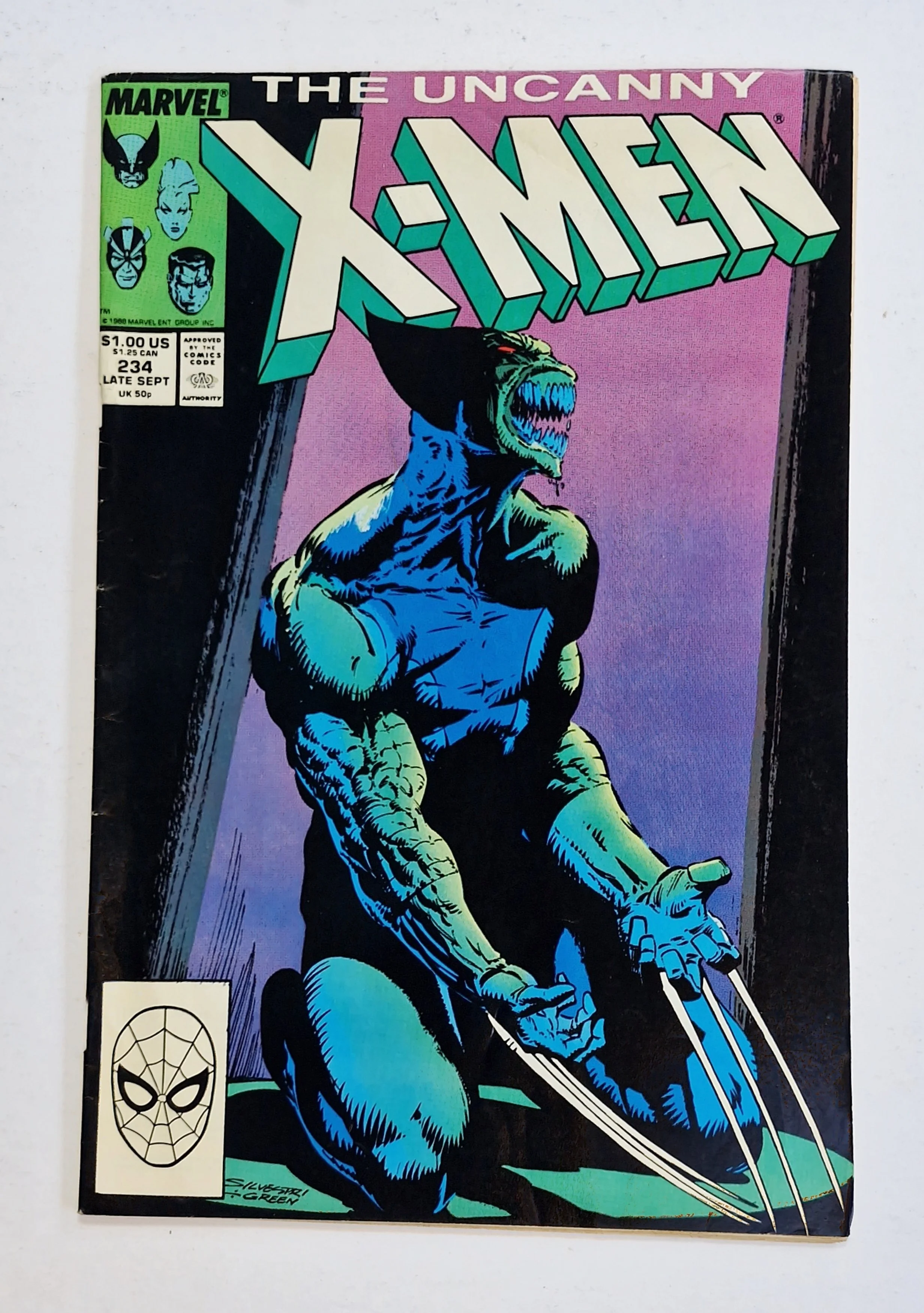 The Uncanny X-Men - 234  Late Sept.  1988