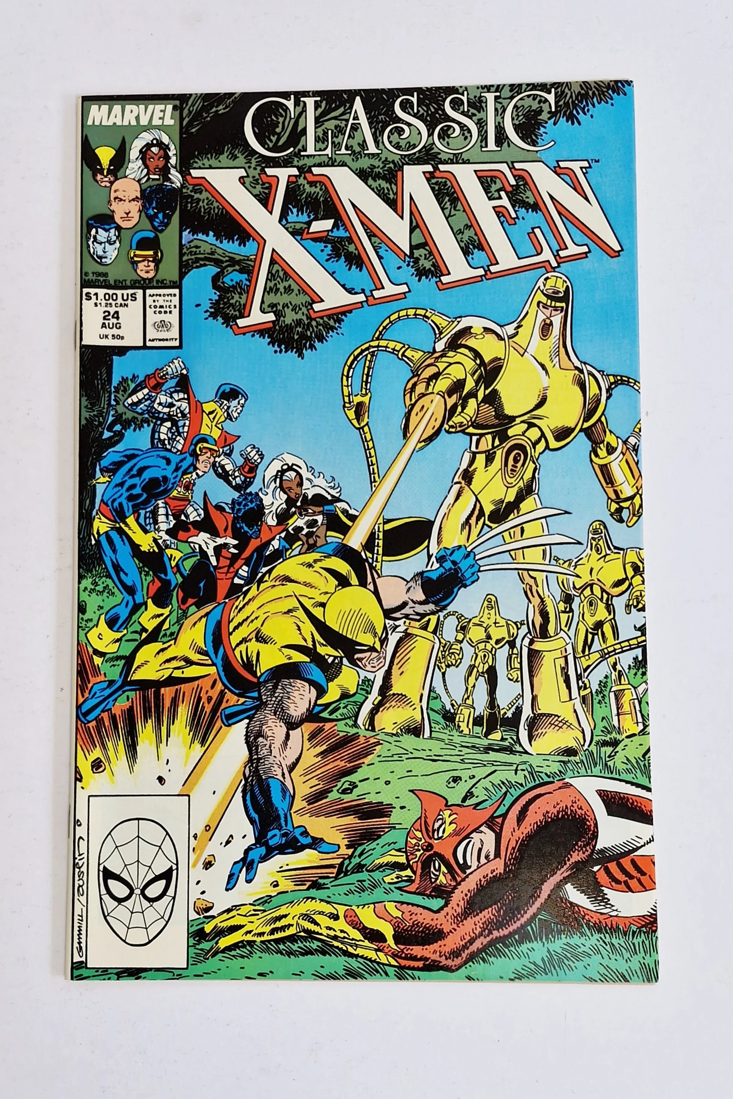 Classic X-Men - 24  Aug.  1988