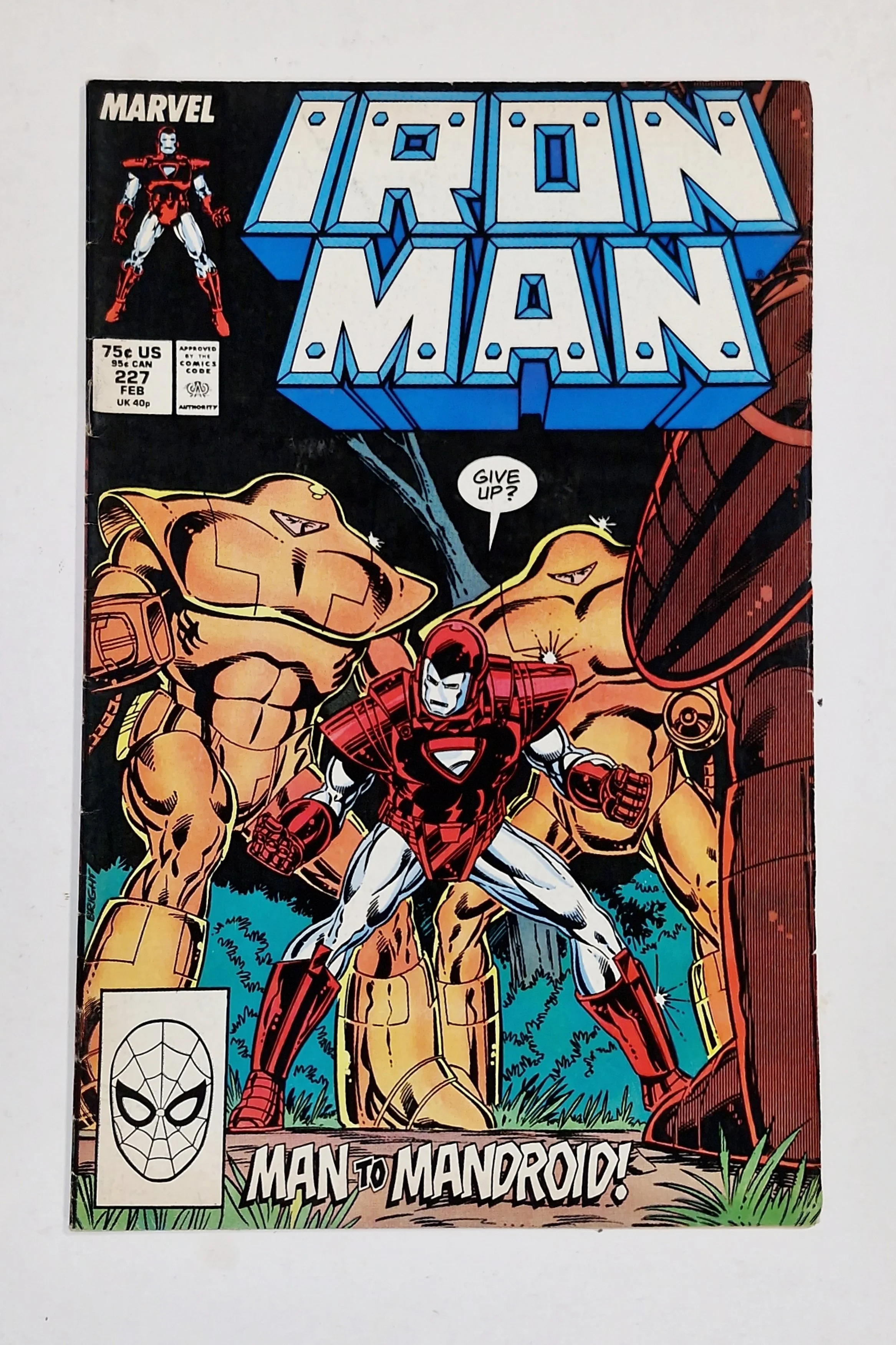 Iron Man - 227  Feb -1988