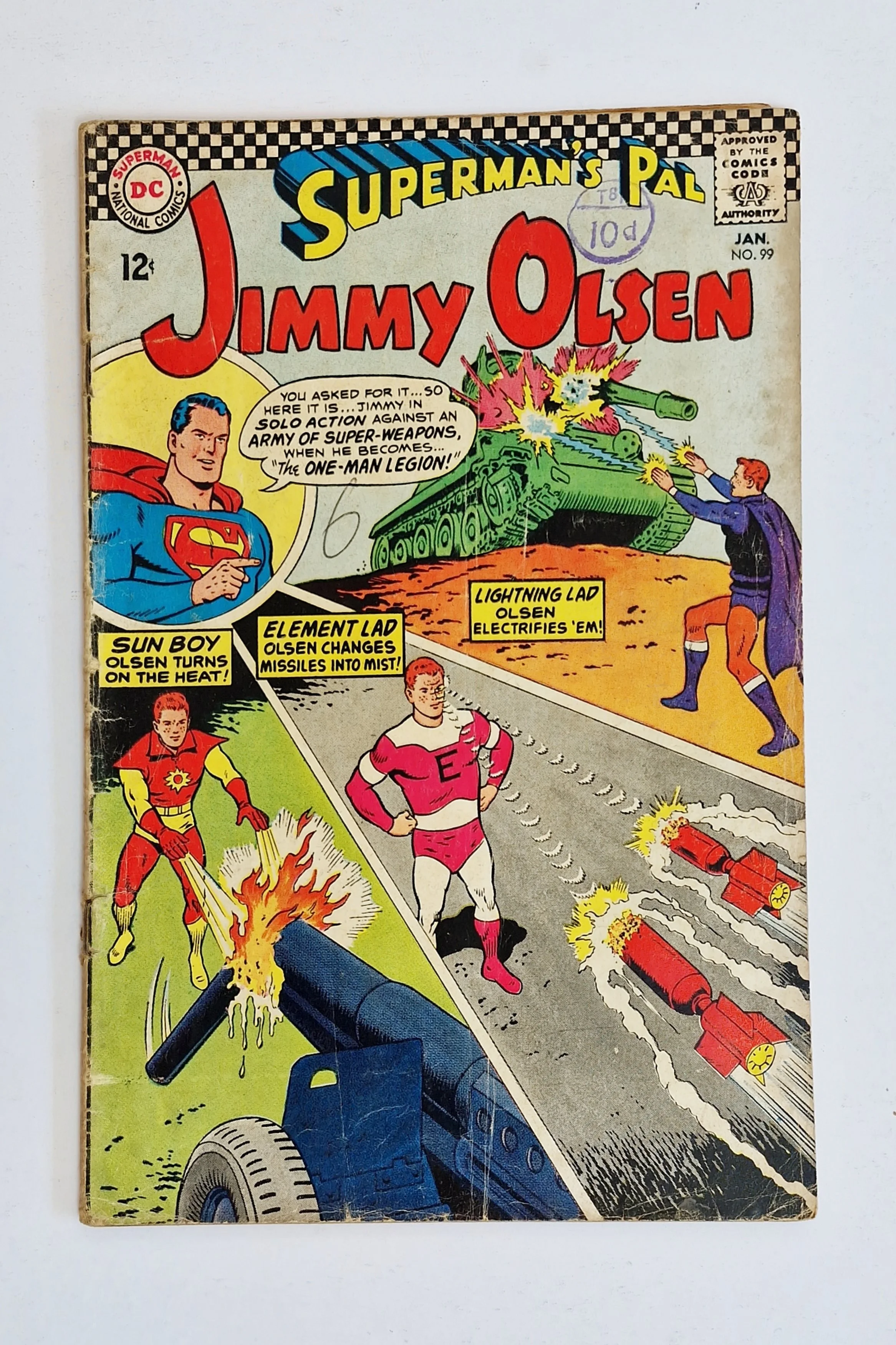 Jimmy Olsen - 99  Jan   1967