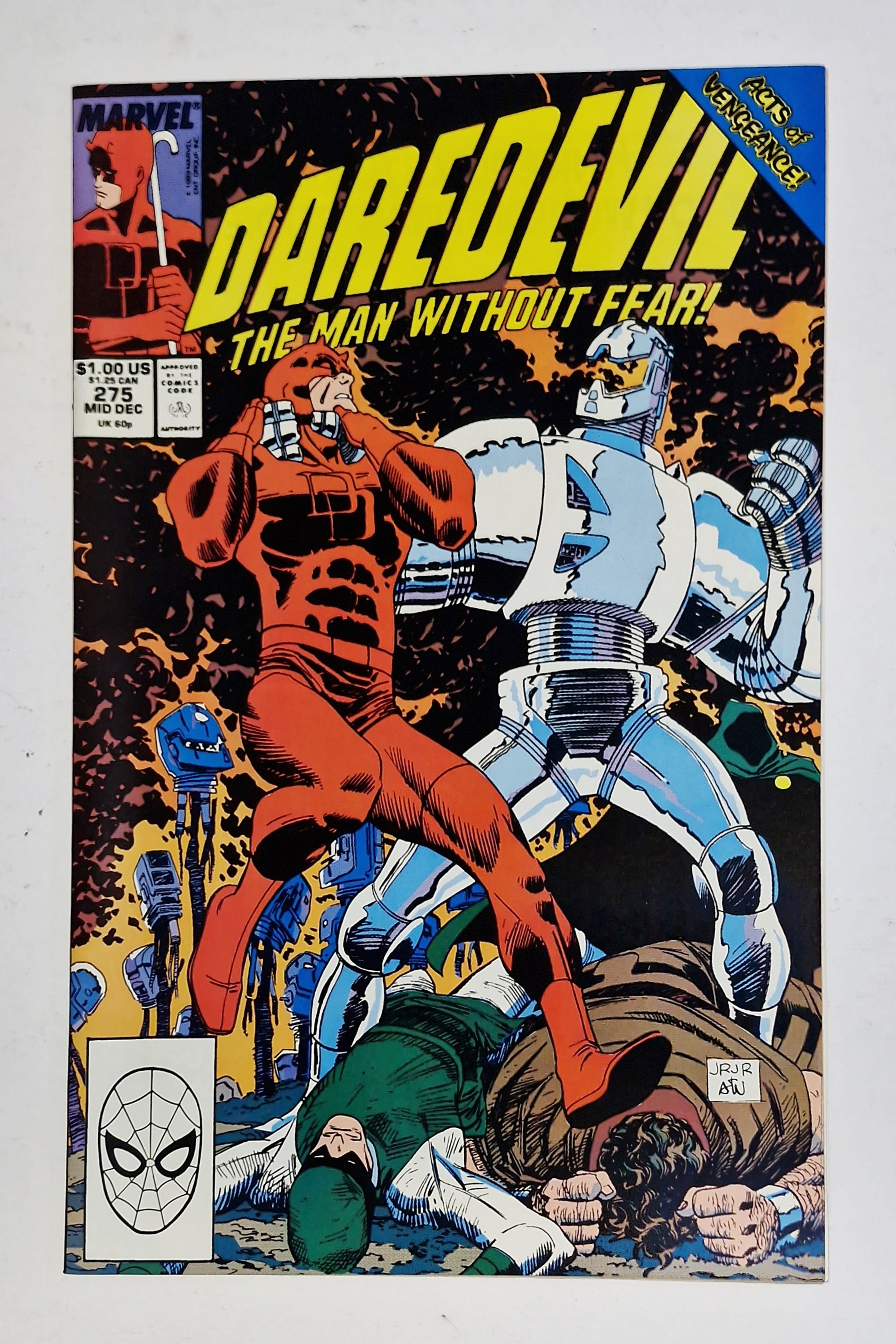 Daredevil - 275  Mid Dec  1989