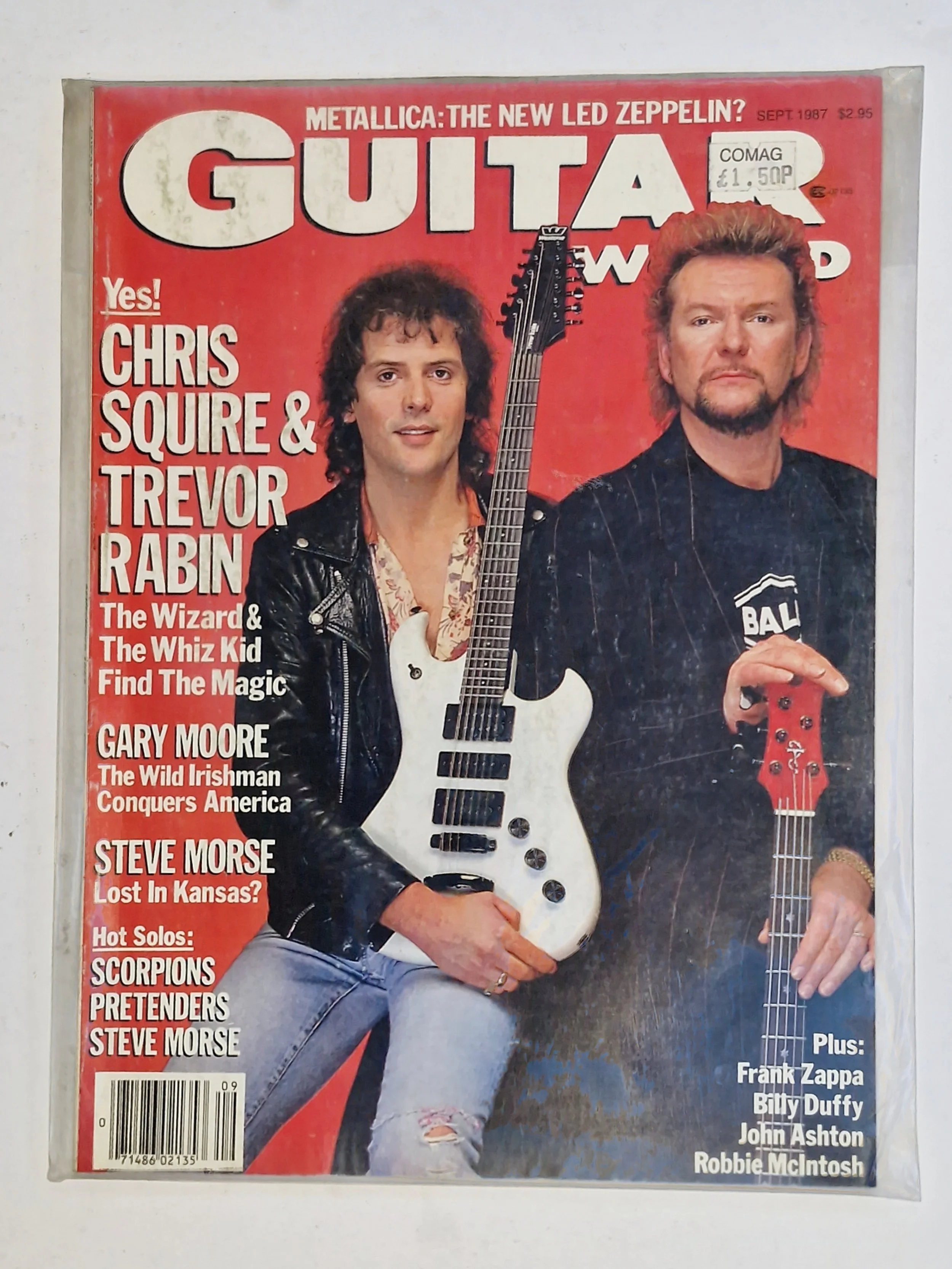 Guitar World -   Sept  1987