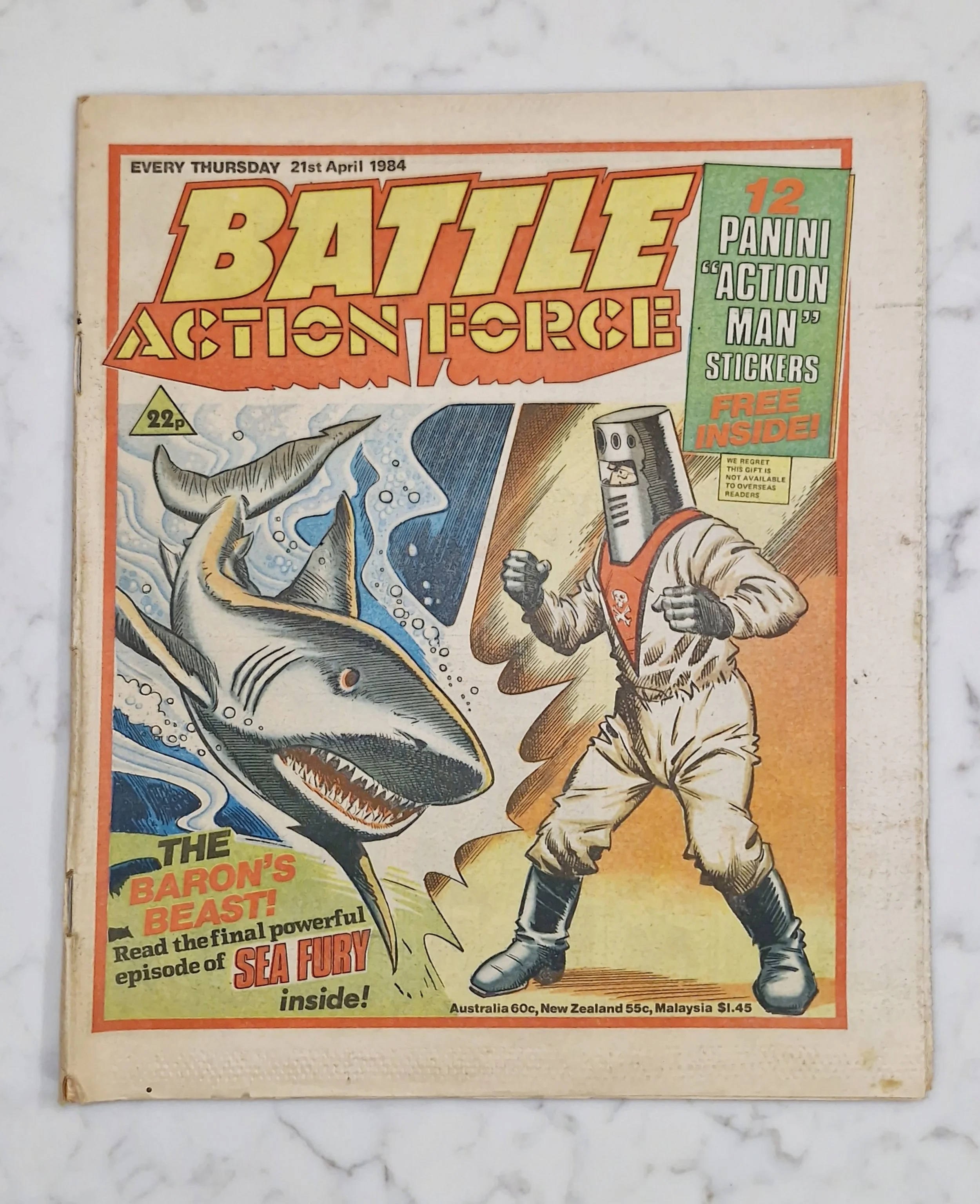 Battle Action Force -   April  1984