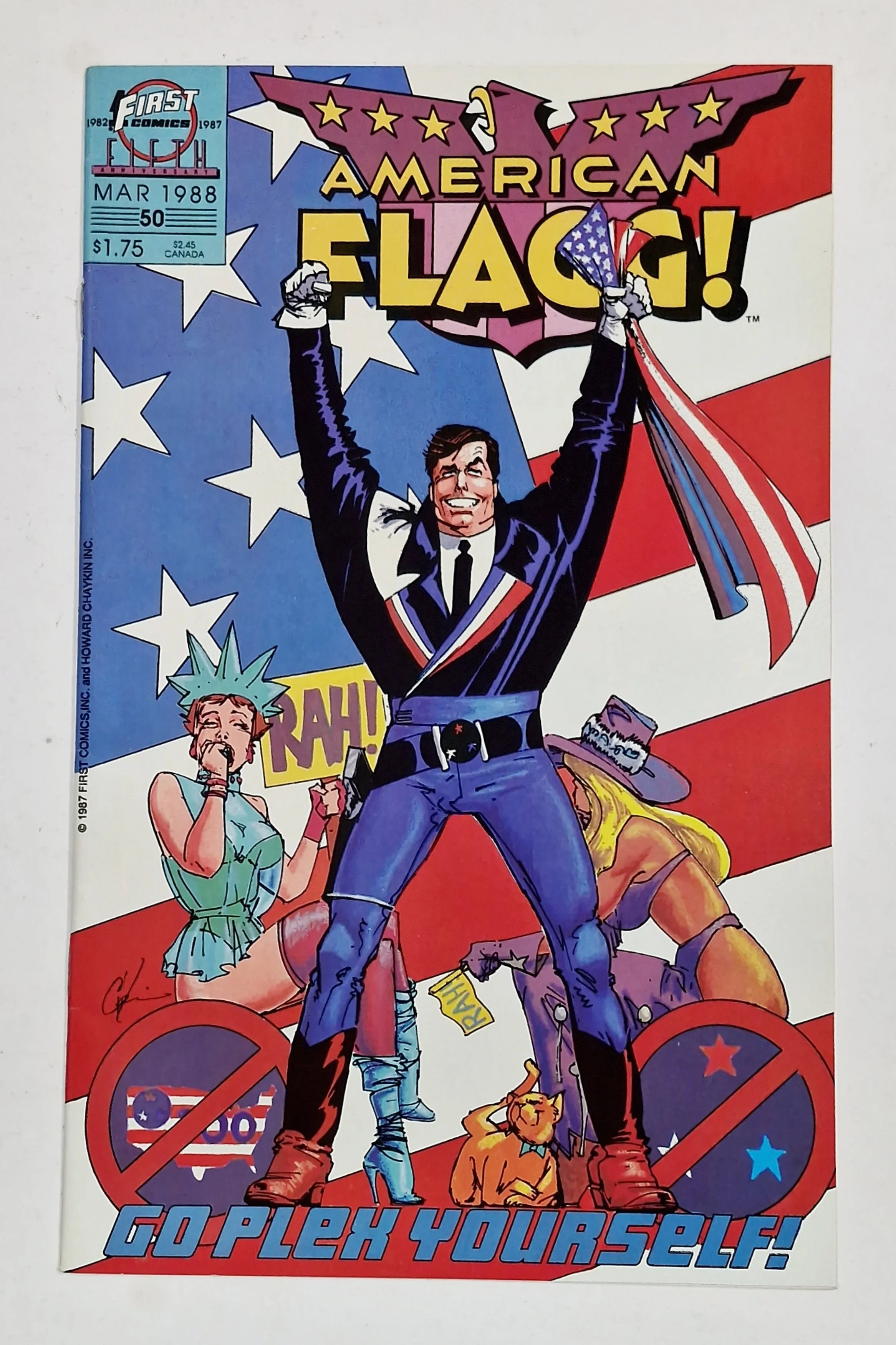American Flagg - 50  March  1988