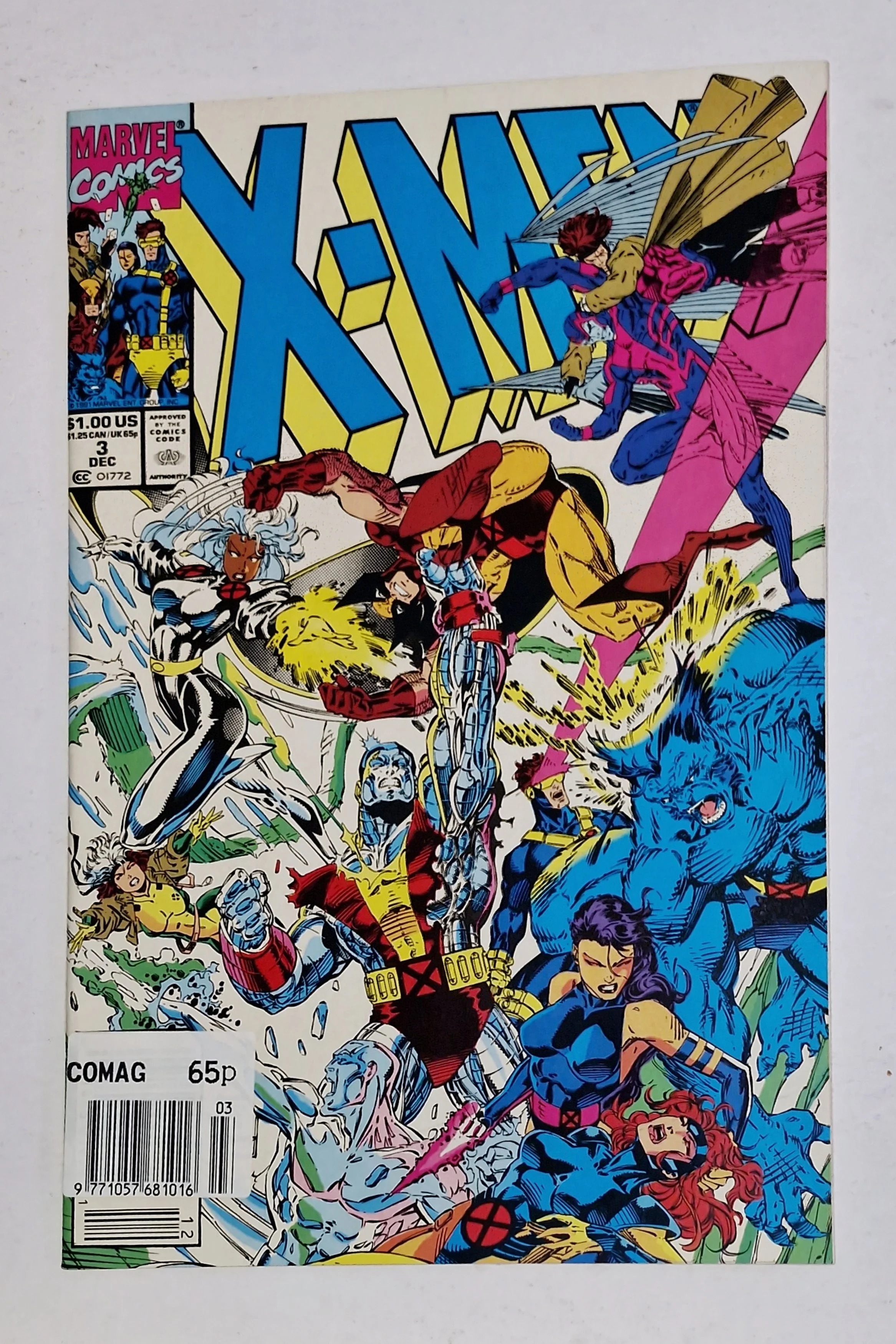 X-Men - 3  Dec  1991