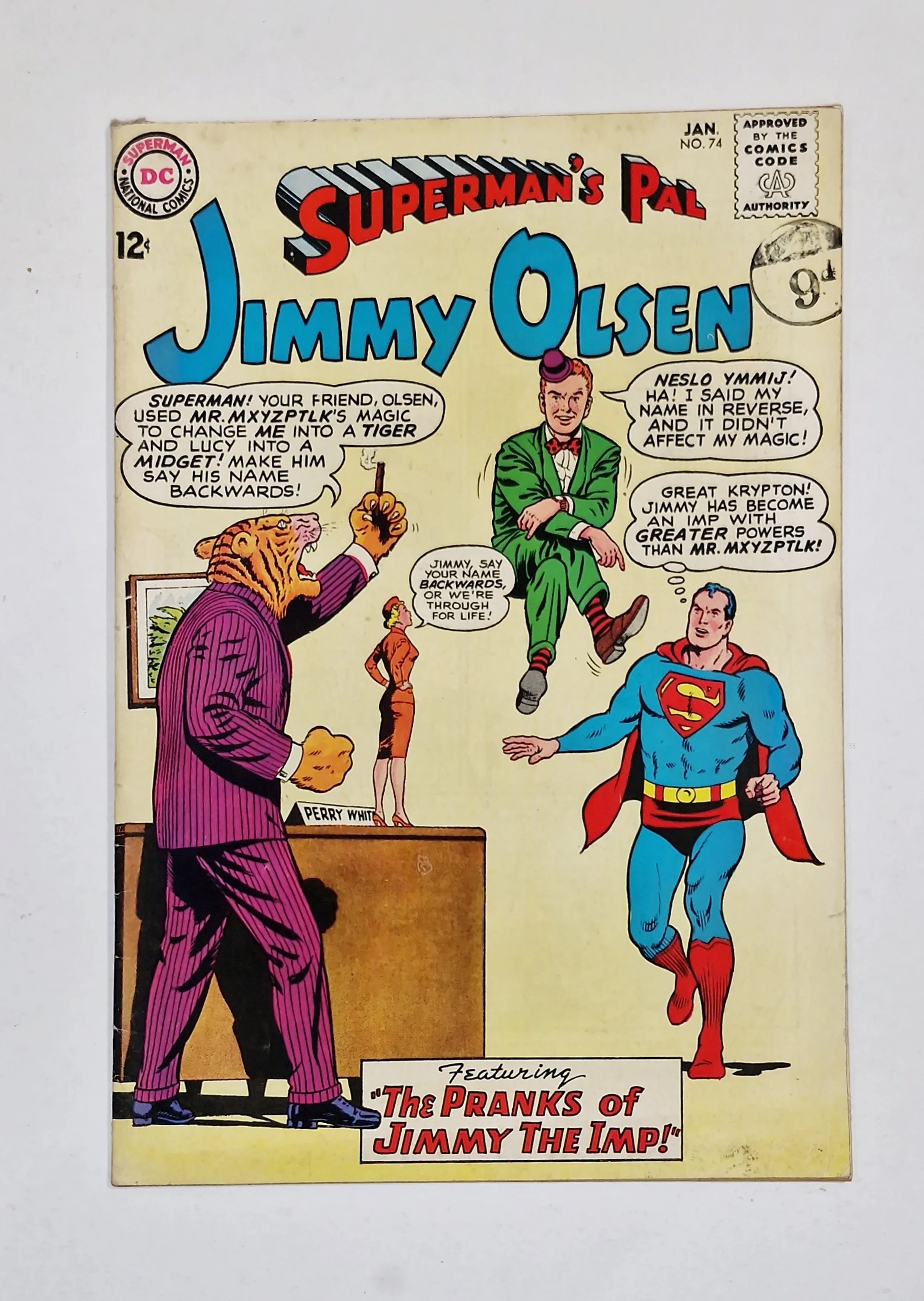 Jimmy Olsen - 74  Jan  1964