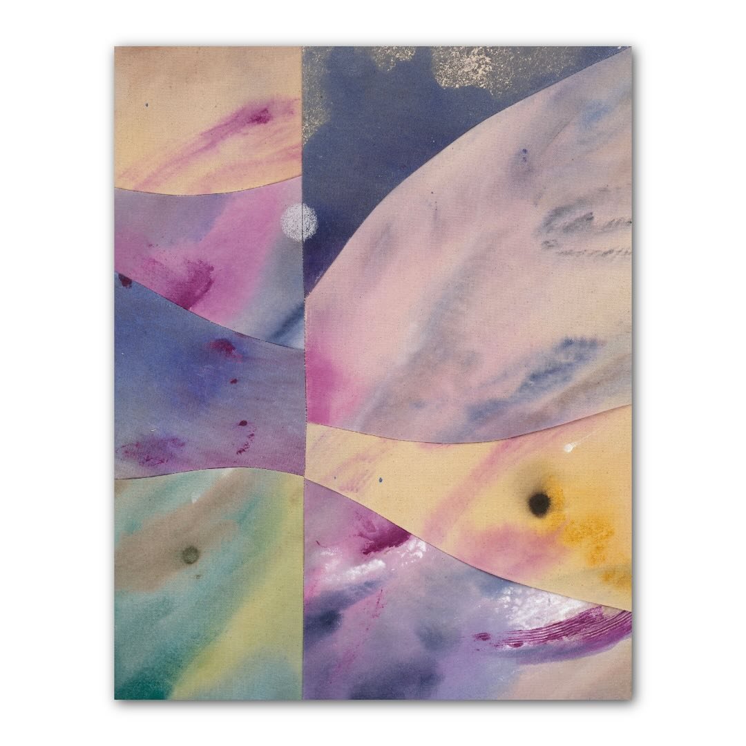 Growing dark
Acrylic and oil pastel on raw canvas
16x20
SOLD

A new piece born out of experimenting with sewing curves ~
It made its debut at the art festivals last weekend and got snatched up!

But don&rsquo;t worry, prints will be coming soon!