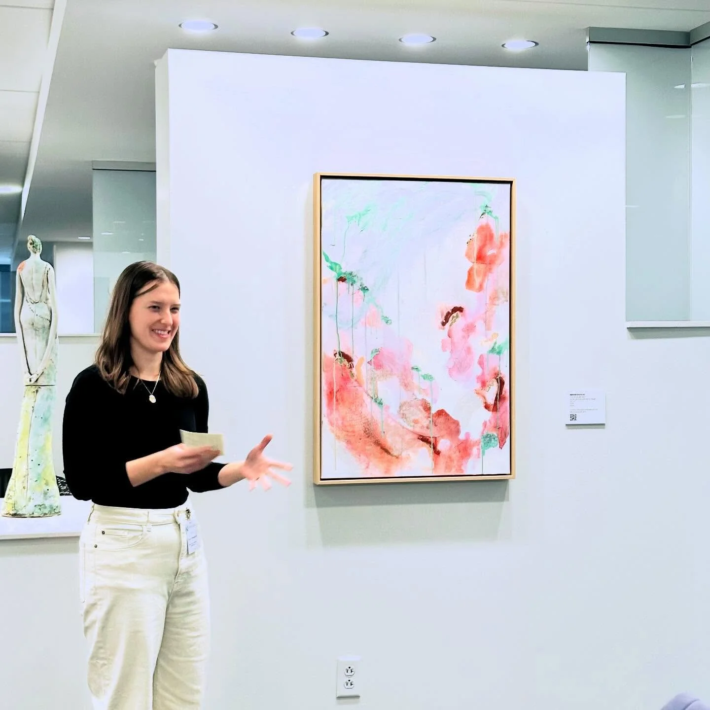 A couple weeks ago I got the chance to talk about my piece &ldquo;How did we get here?&rdquo; to a group from @principal at The Taylor Gallery on their campus. 

It was such an honor that this piece was chosen to be part of this show that featured a 