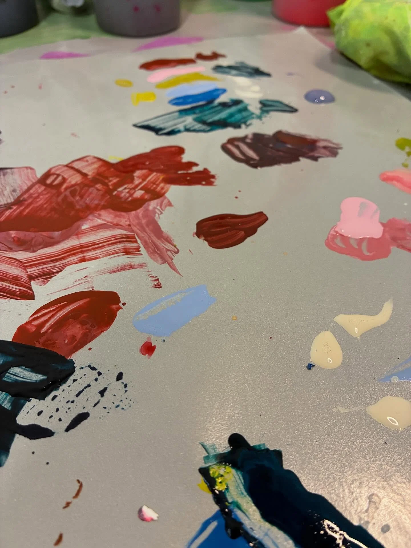 The Surface Collection: Color

Often, my work is unplanned. I let myself be inspired by the process, choosing what to do next based on what I see forming on the canvas.

This is one of the first times I&rsquo;ve committed to creating a series of work