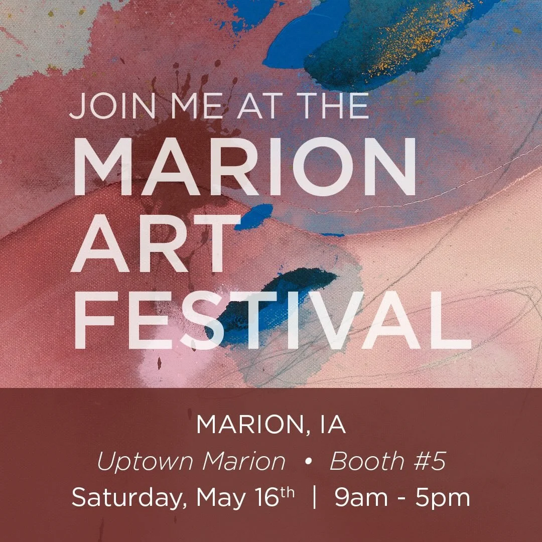 See you this Saturday, Marion!

I&rsquo;m excited for my first time at the Marion Art Festival!

I&rsquo;ll be bringing the NEW Surfaces Collection along with a lot of mini collage paintings from $75 - $150, and a few limited edition prints of Surfac