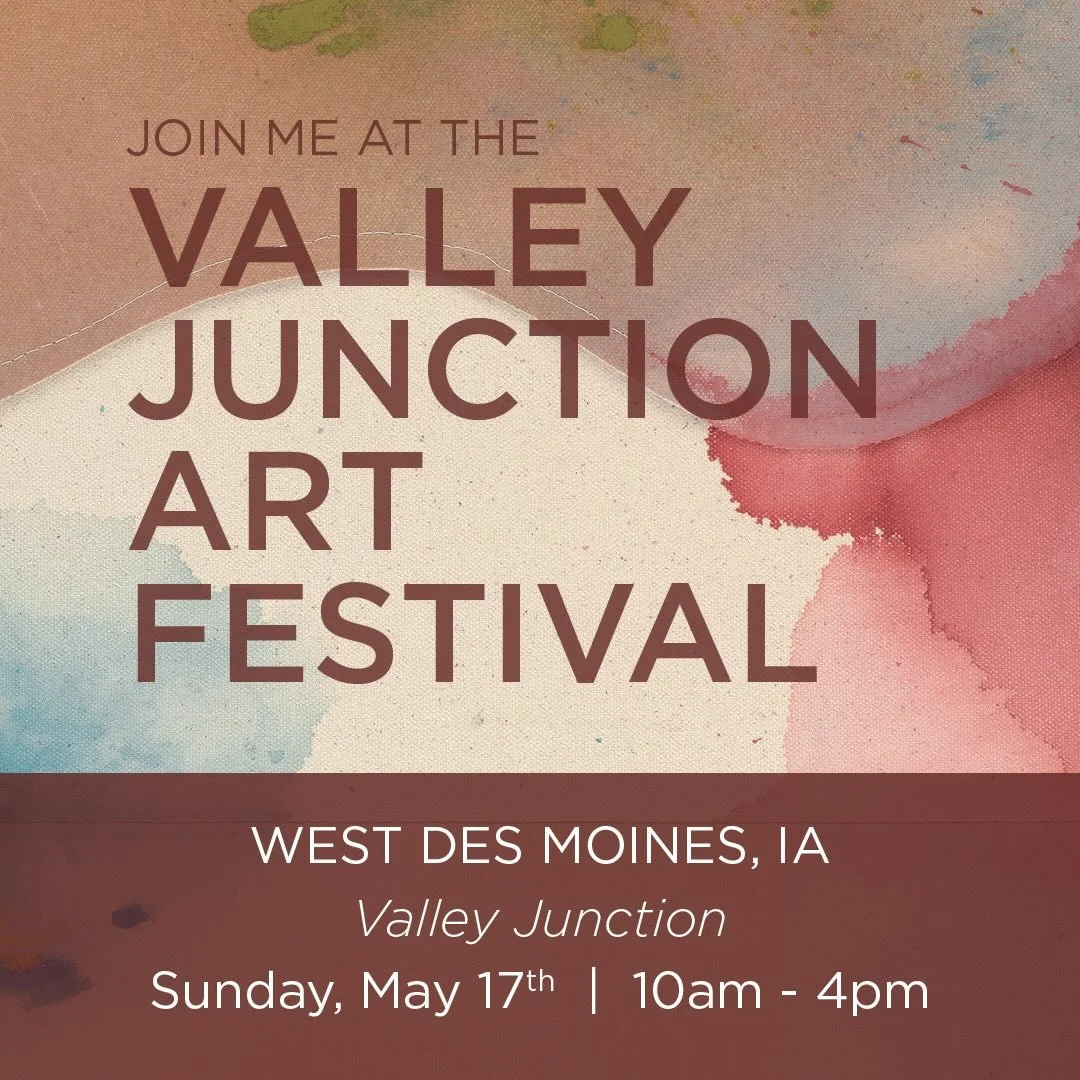 Come out to Valley Junction on Sunday for an awesome day of local art!

I&rsquo;ll have new paintings of all sizes,  NEW prints, SALE prints, and cards.

See you soon!