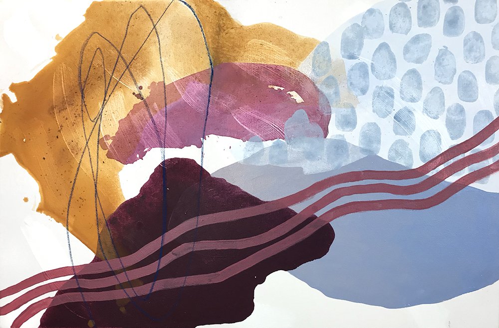 Surroundings |
Acrylic and pastel on primed canvas |
Unframed |
36x24 |
$500 + tax & shipping |
Email for inquiries