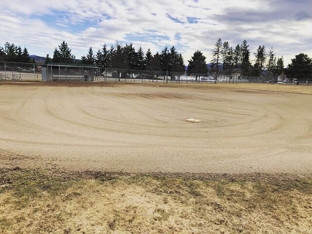 With the Coronavirus concerns shutting down schools...our softball team hasn&rsquo;t been able to get going. But on the positive... Papa Denny has been getting the fields ready for outside practice! Hard worker and loves the game. We are lucky to hav