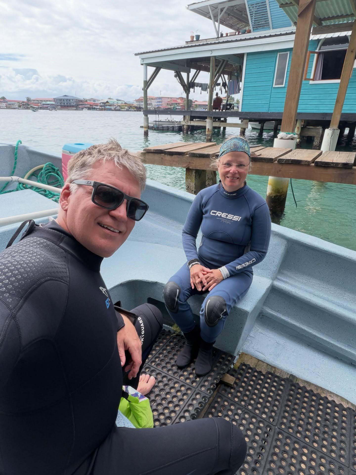 It had been a couple of decades since we last went diving so we decided to start from scratch. Steph earned her basic scuba and I earned my advanced open water certification. We had a great time and the crew at @panamadiveschool were great to work wi