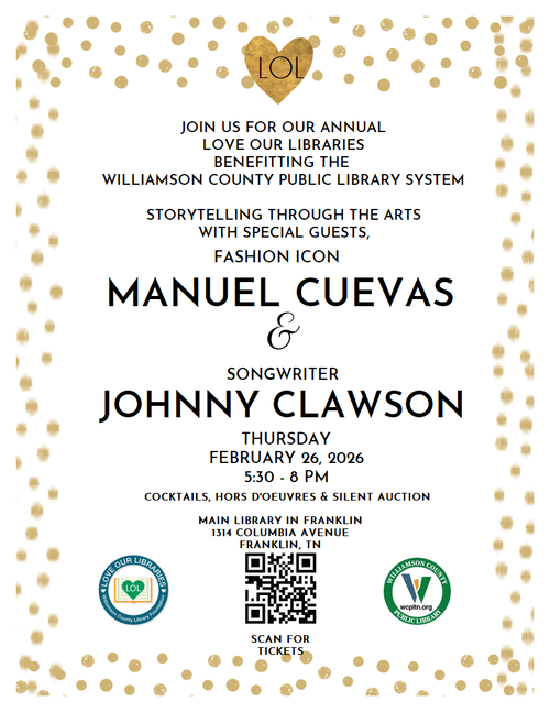  2026 Love Our Libraries Silent Auction Items