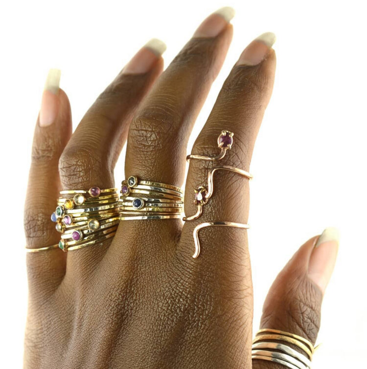 Aquarian Thoughts JewelryAquarian Thoughts Jewelry is run by Nadirah B., an unapologetic Aquarius who seeks to make jewelry that lives up to its name. Her pieces are artistic and visually striking, but functional and practical to wear.@aquarianthoug…