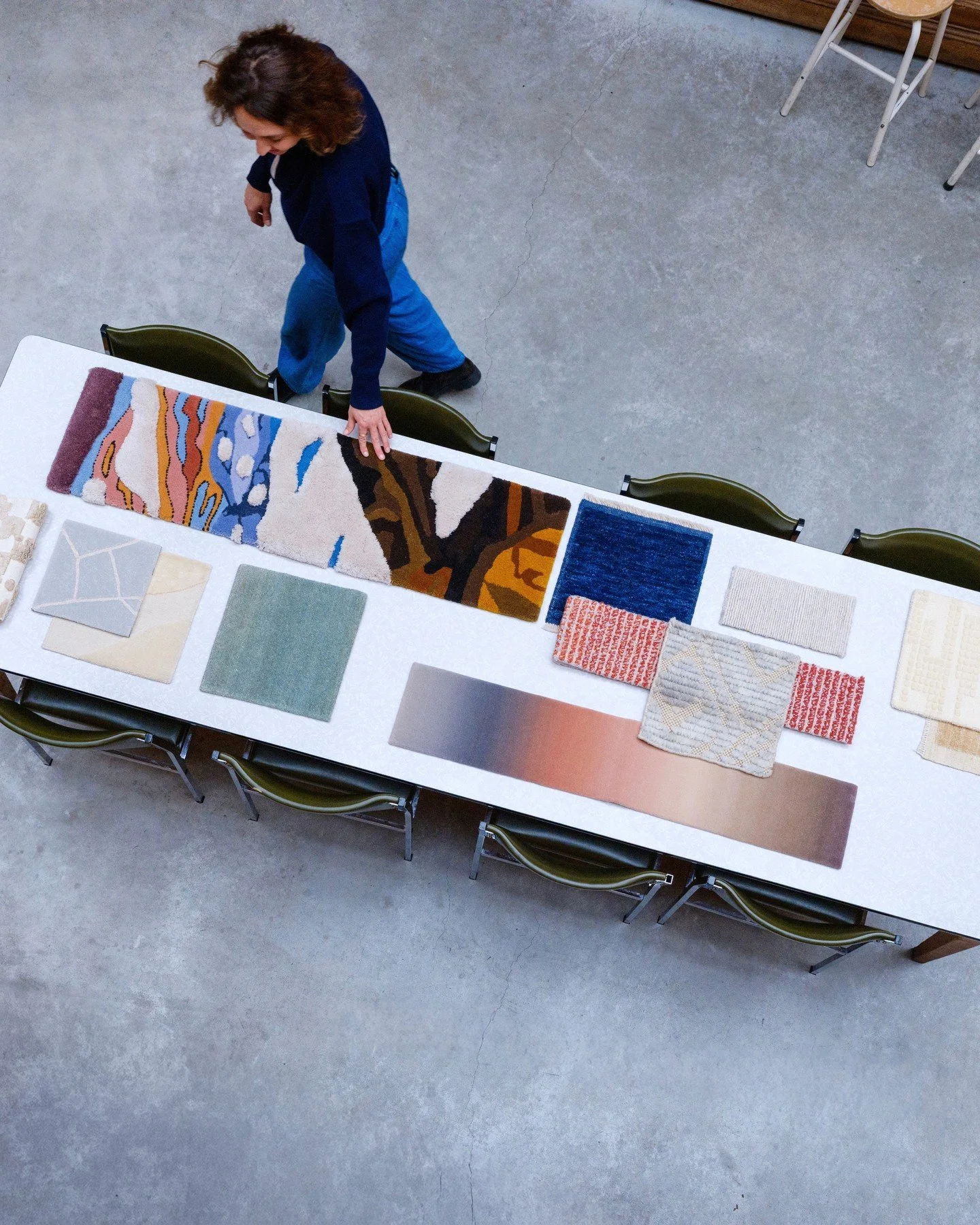 Step inside our Brussels Studio for a look at our custom floor covering process. From the design brief to sample production and installation, Creative Matters provides a fullsome experience. Transforming spaces with bespoke, ethically-produced floor 