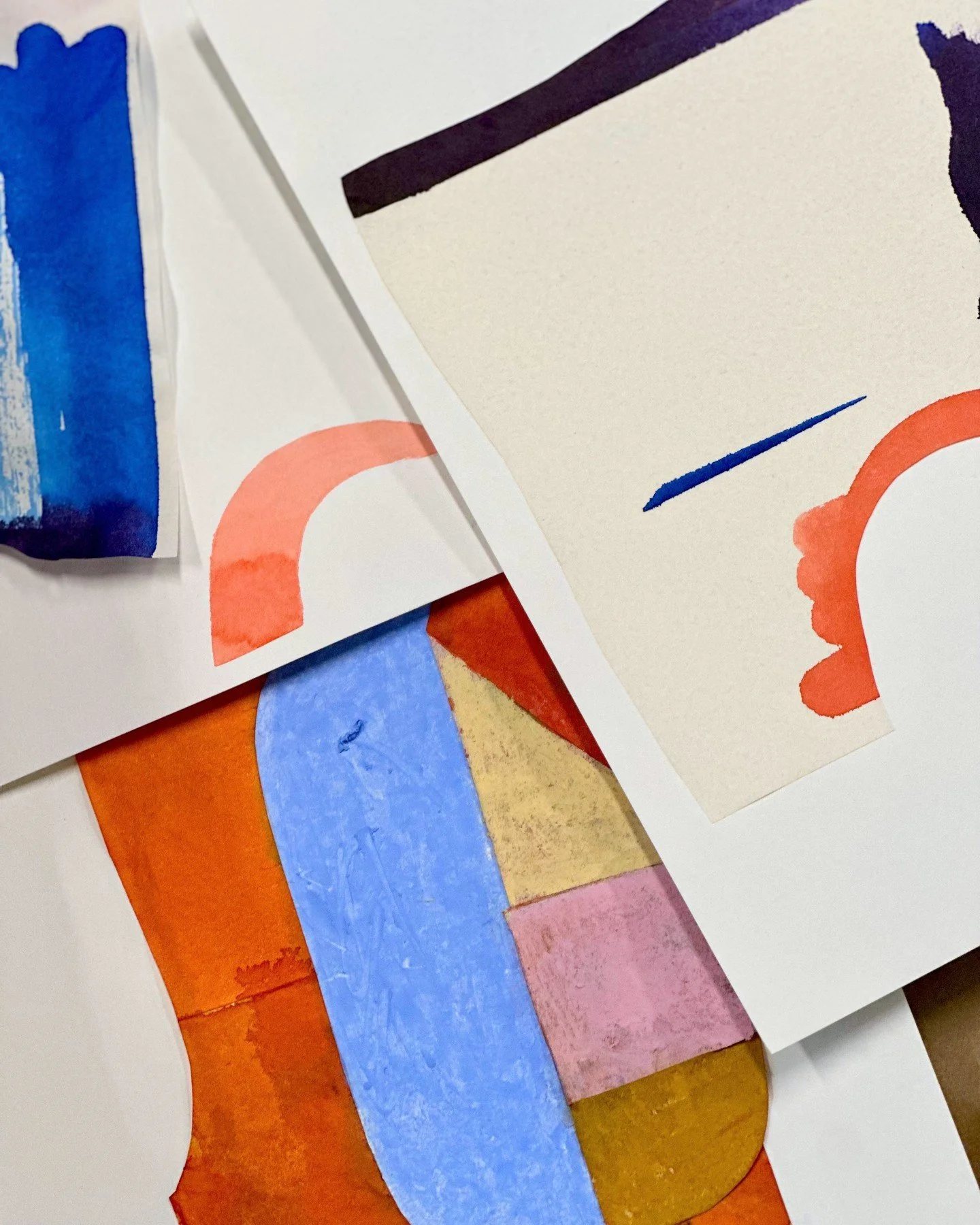 Art Day invited us to pause our usual pace and gather around materials with curiosity.⁠
⁠
Through multi-medium collage using paper and paint, we explored texture and composition, allowing instinct and experimentation to guide the process. These unstr