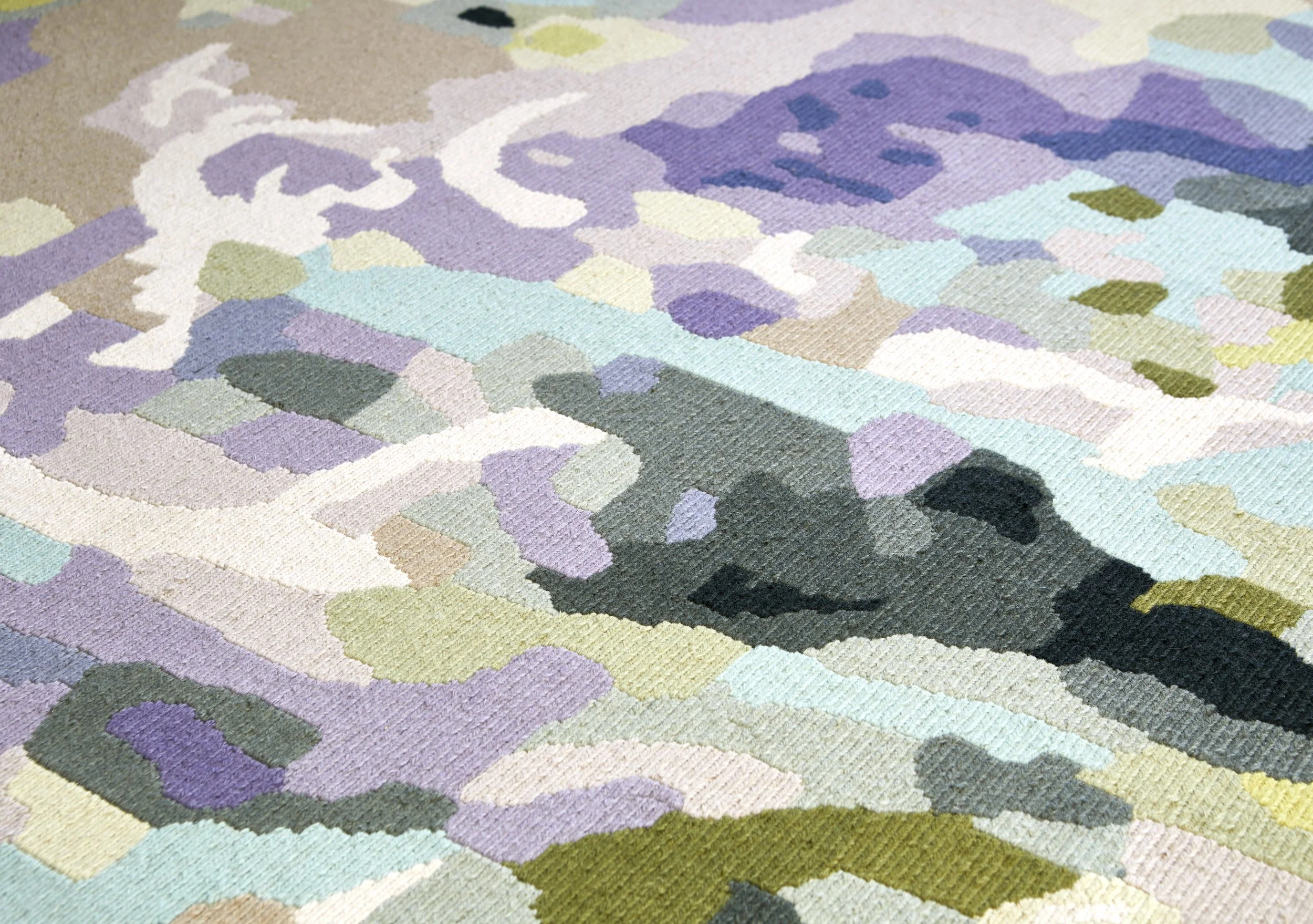 Behind the scenes of the Hampton Rug, showcased in luxury boutique Cabine