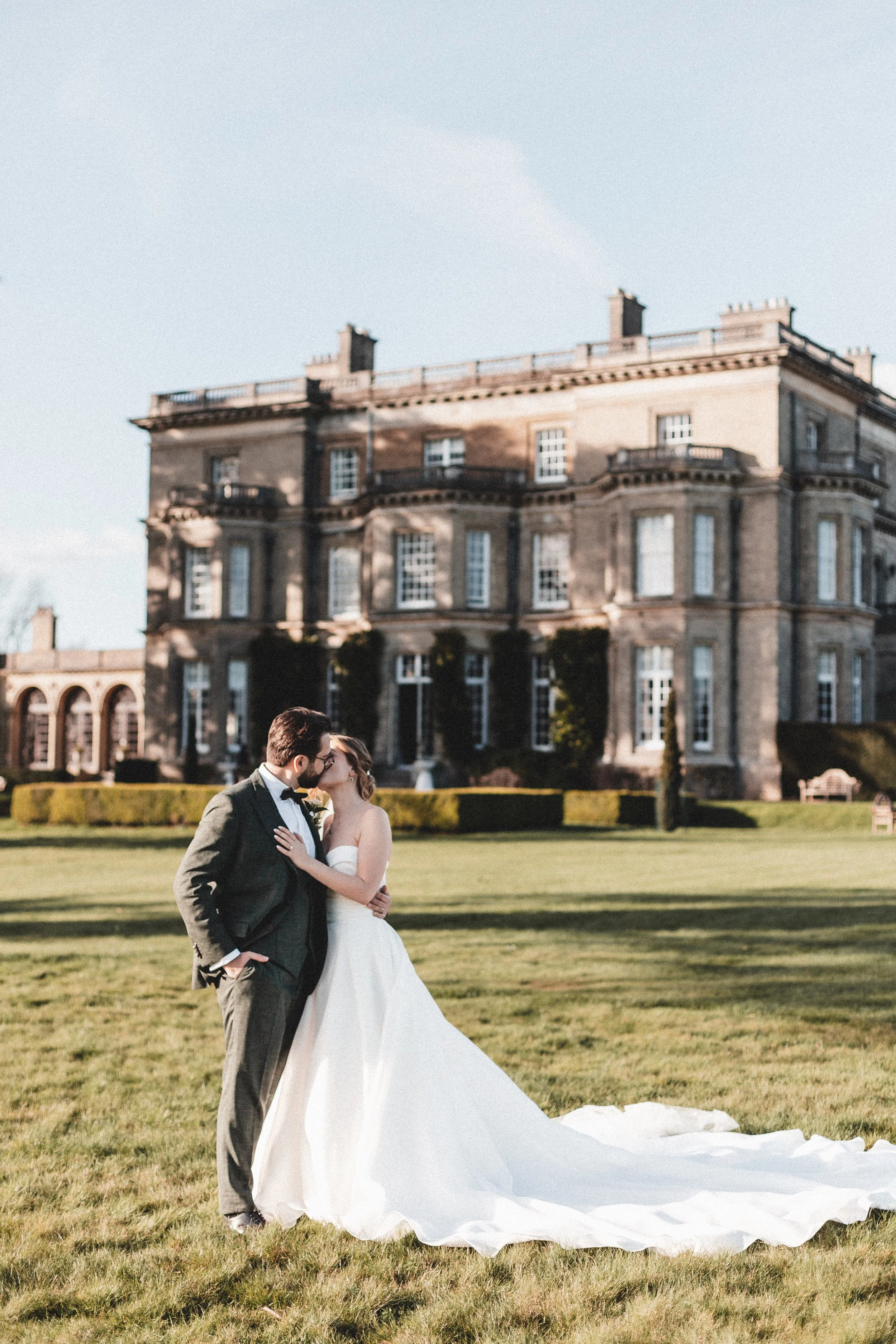 Couple wedding portraits at Hedsor House