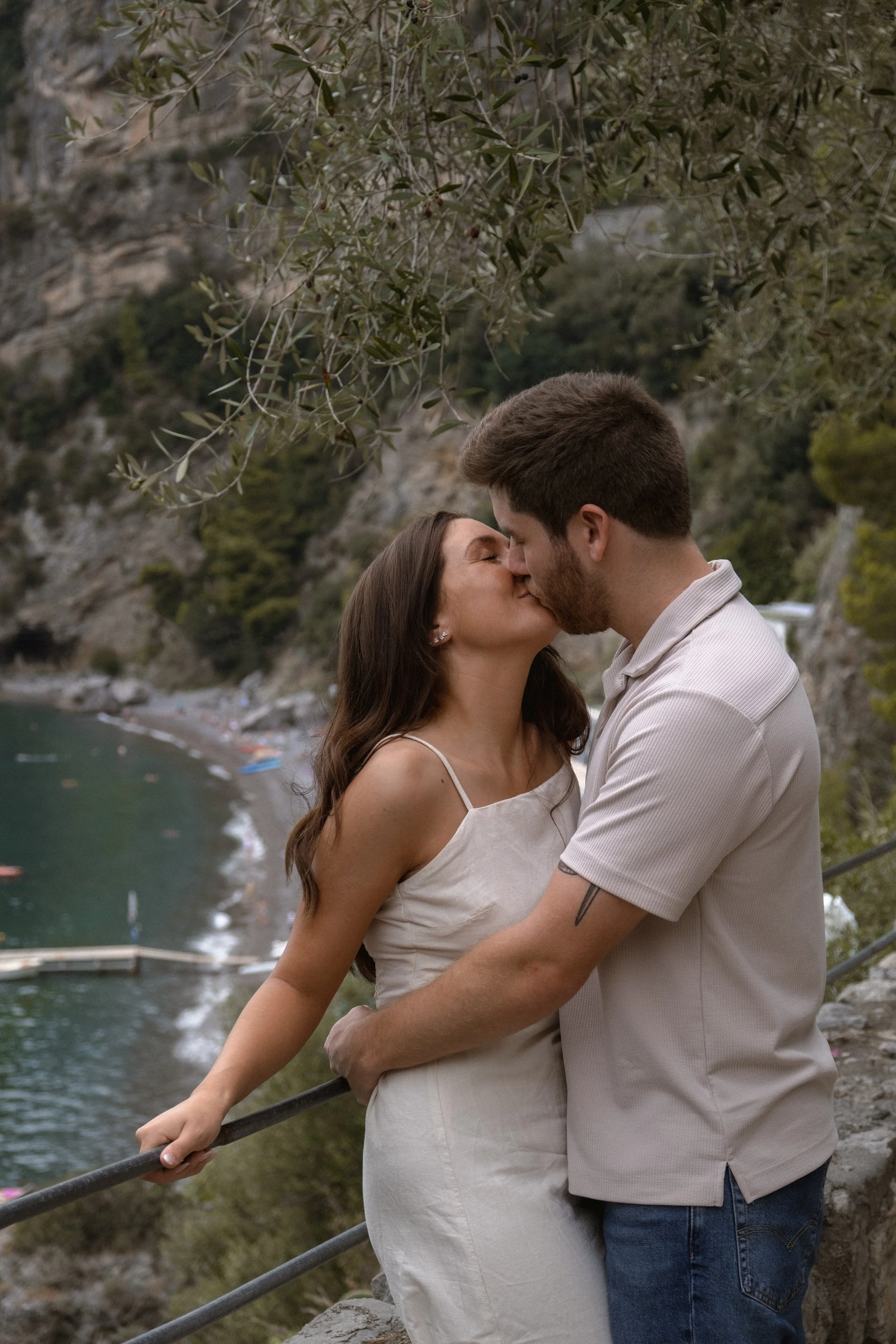 Prewedding photoshoot in Positano on the Amalfi Coast, Italy. Destination wedding photographer