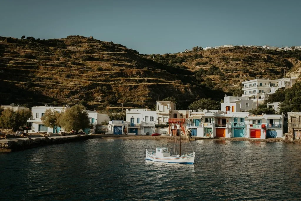 Luxury elopement planner in Milos, Greece