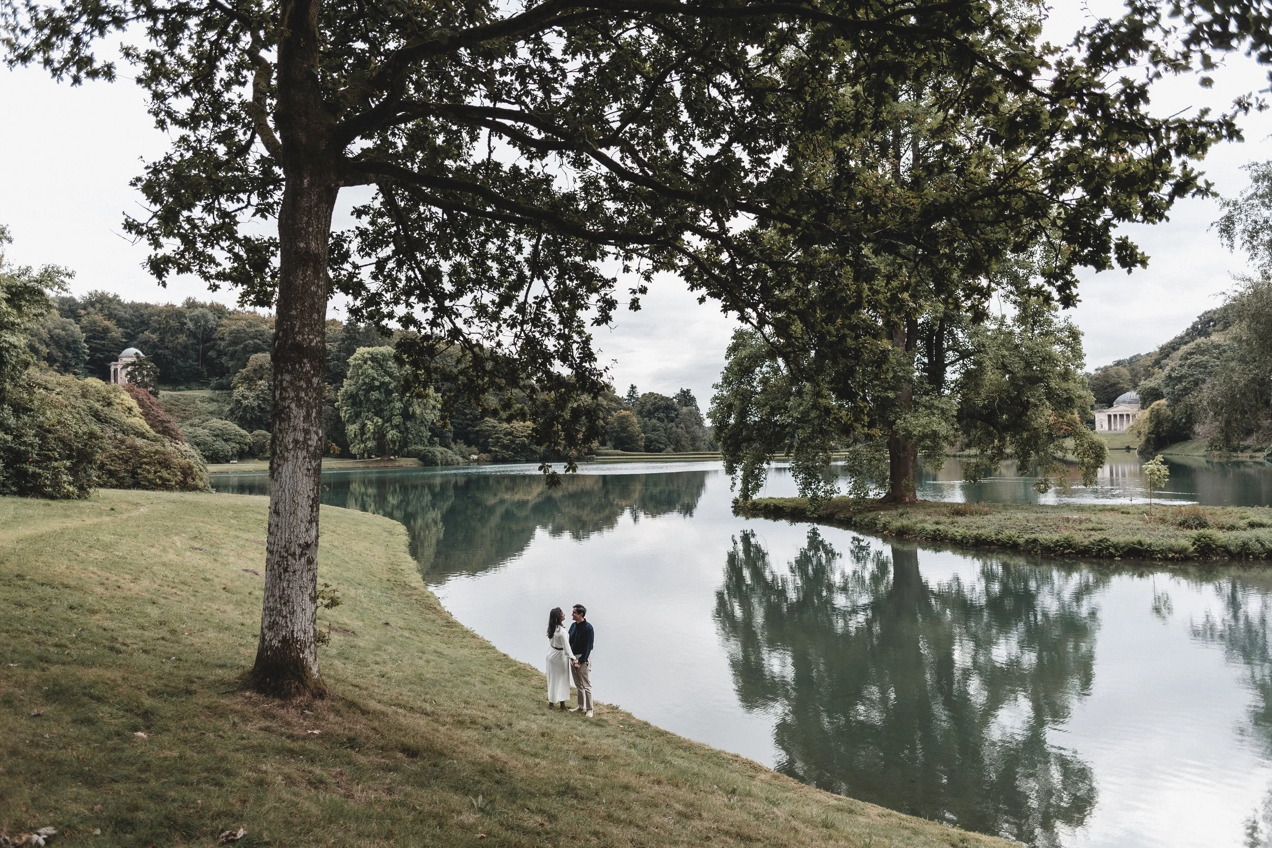 Proposal and engagement photography at Stourhead National Trust in The Cotswolds, UK