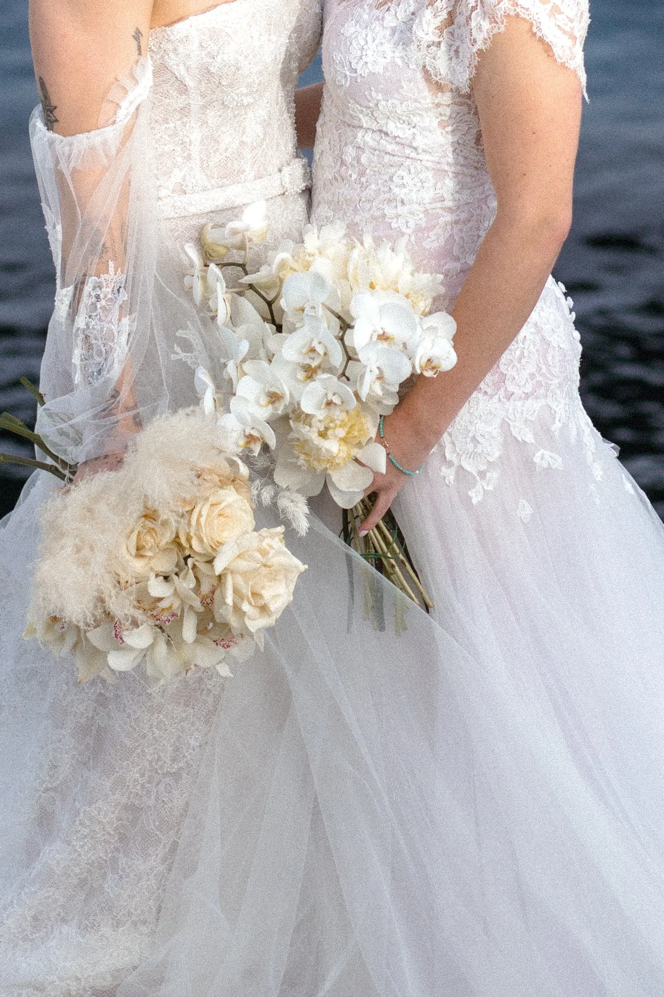 LGBT elopement on the island of Milos in Greece. Destination elopement photography