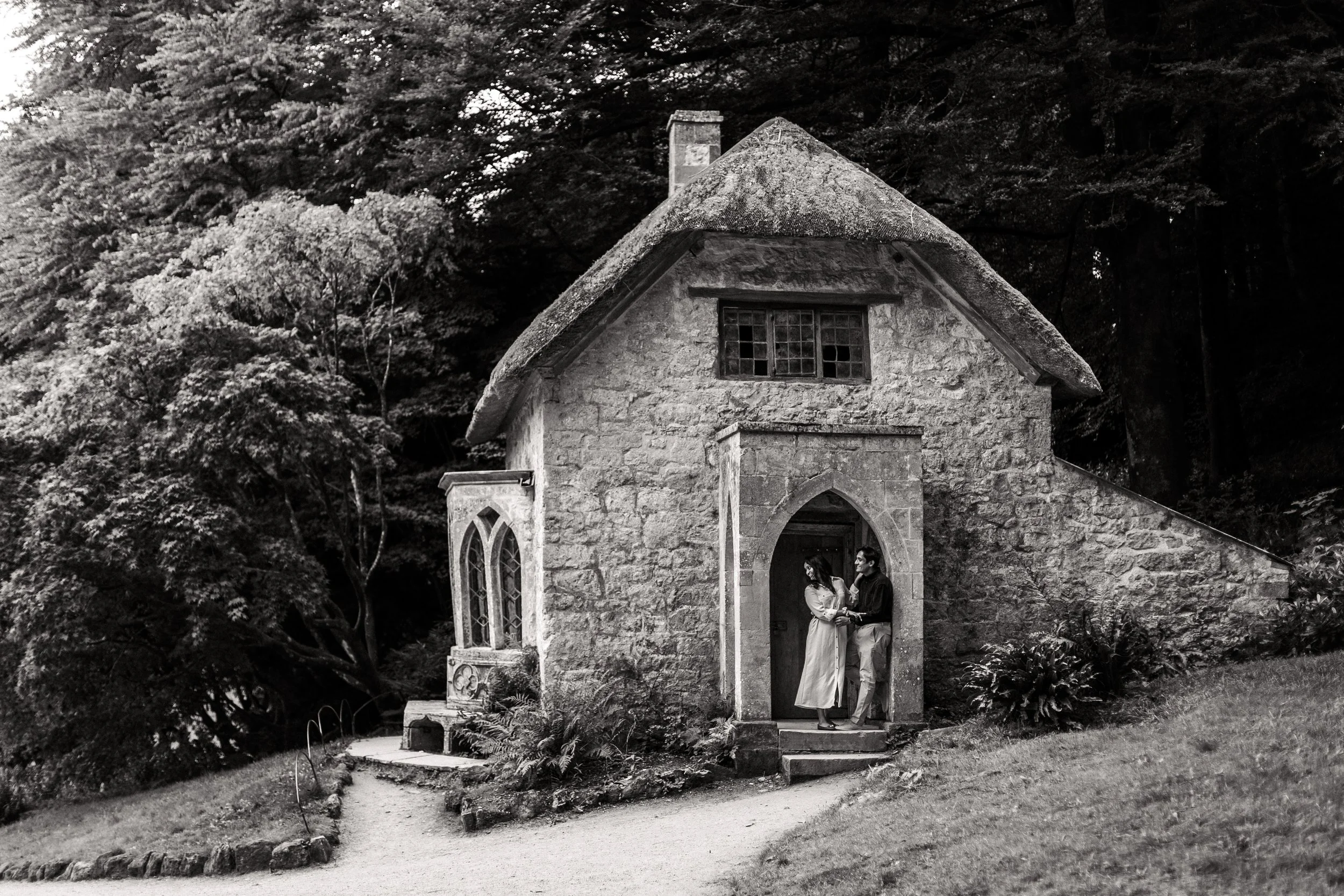 Proposal and engagement photography at Stourhead National Trust in The Cotswolds, UK