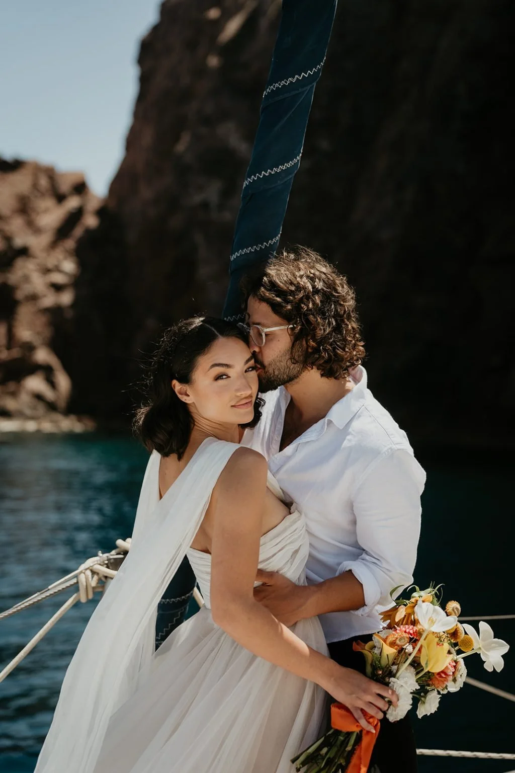 Luxury elopement planner in Milos, Greece