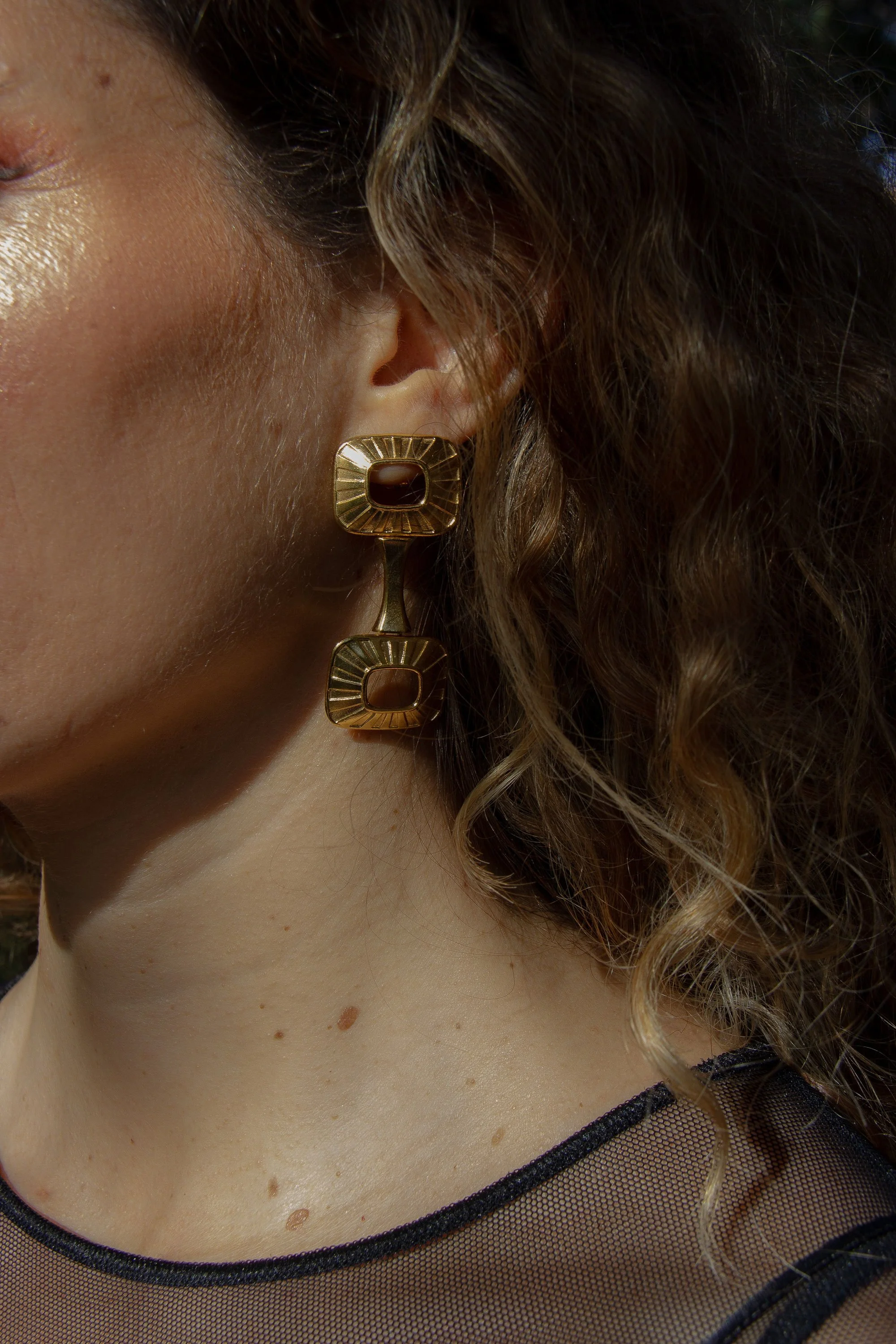 Aurora I Golden Earrings