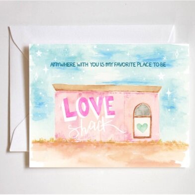 Love Shack Anniversary Card