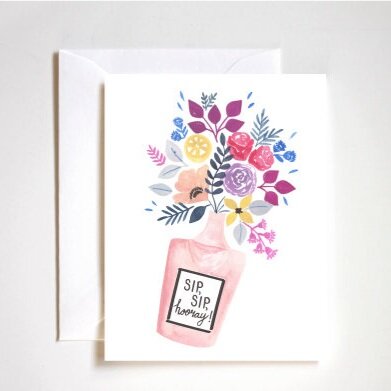 Sip Sip Hooray Card