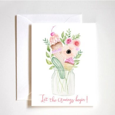Let the Cravings Begin Greeting Card