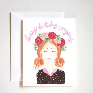 Happy Birthday Georgeous Greeting Card
