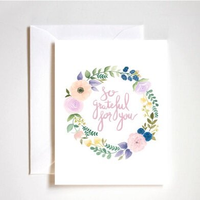 So Grateful For You Card