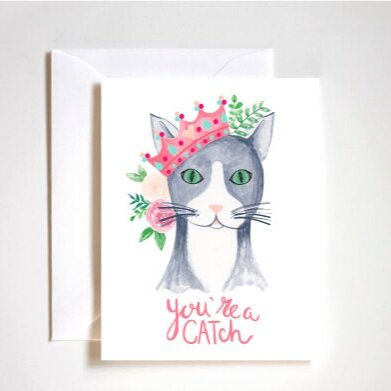 you're a catch card