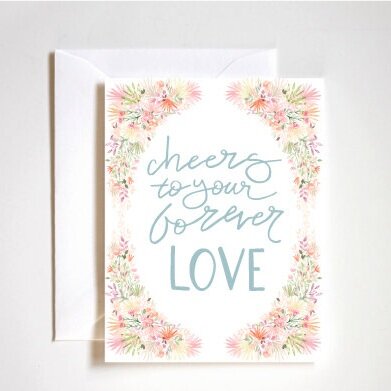 cheers to your forever love card