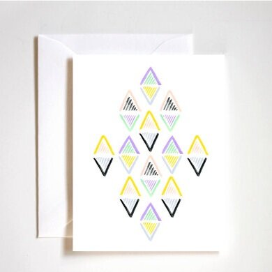 Retro Diamond Everyday Card