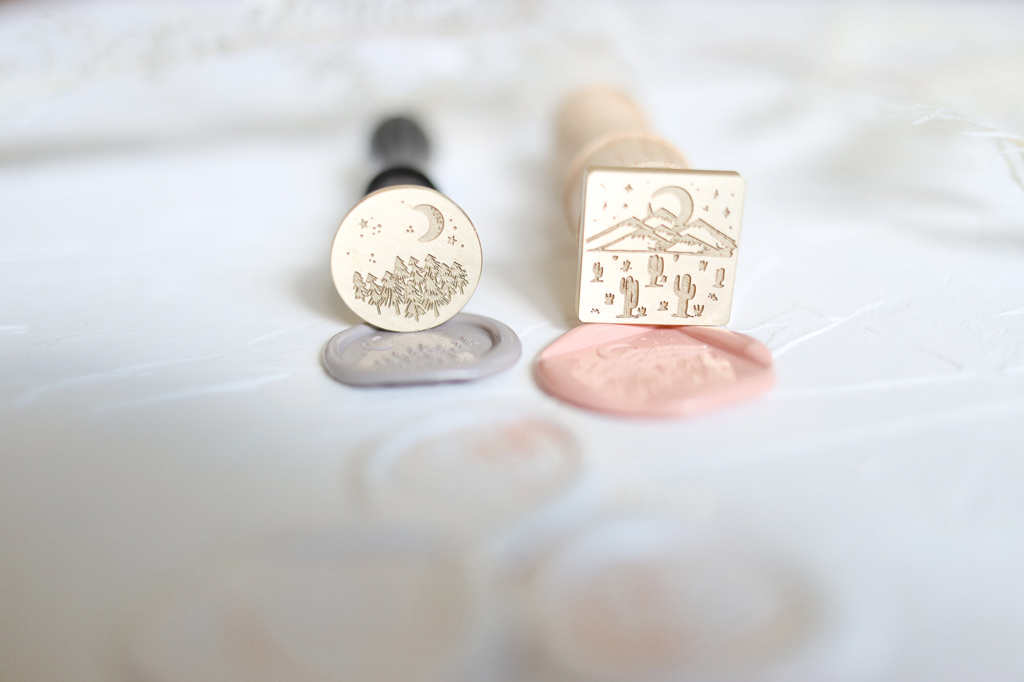 Custom Flowers Logo Address Stamp – sealingwaxstamp