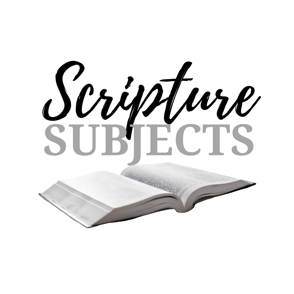 Scripture Subjects | Declare and Defend Your Faith